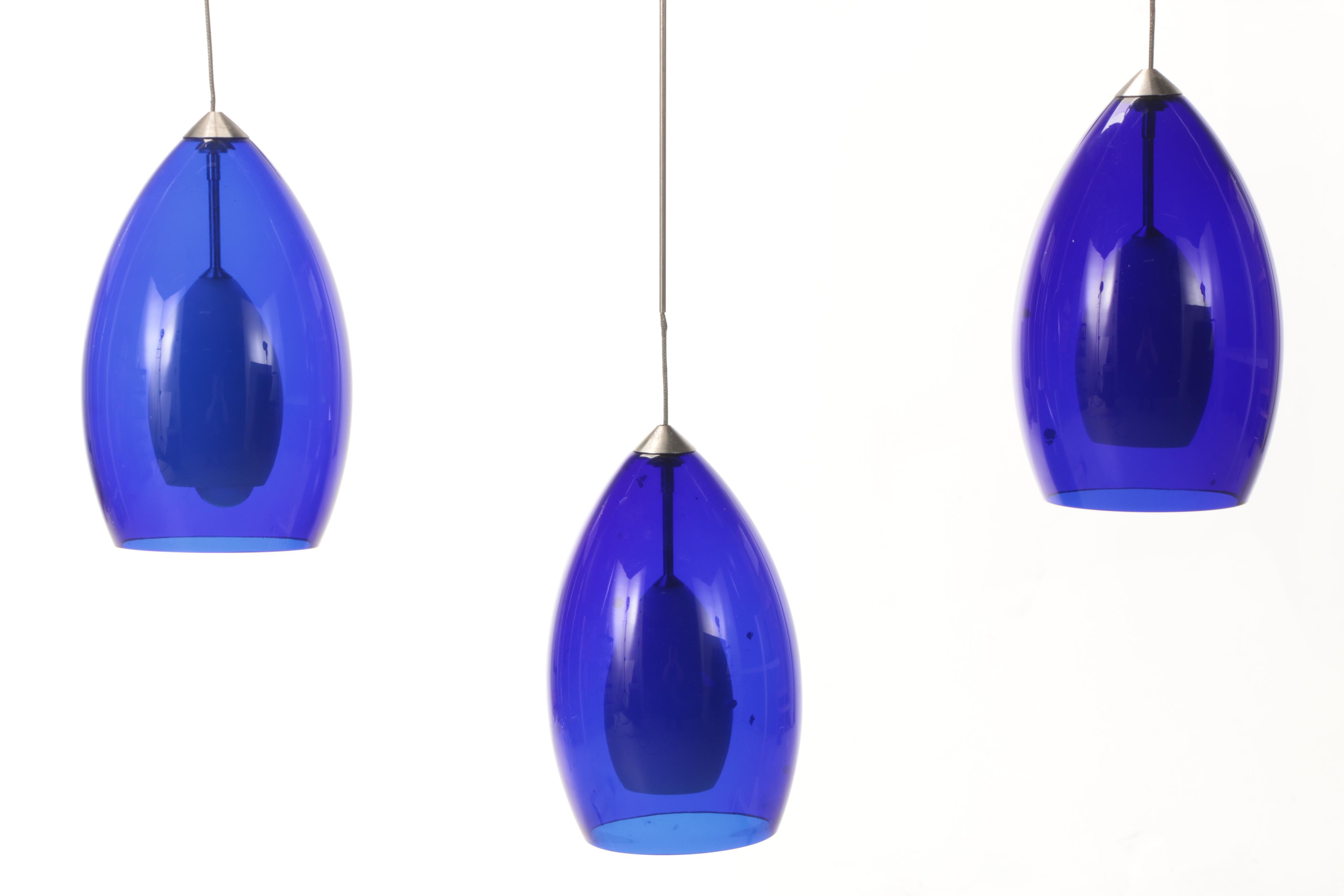 Tech Lighting Cobalt Blue Globe Pendant Lights