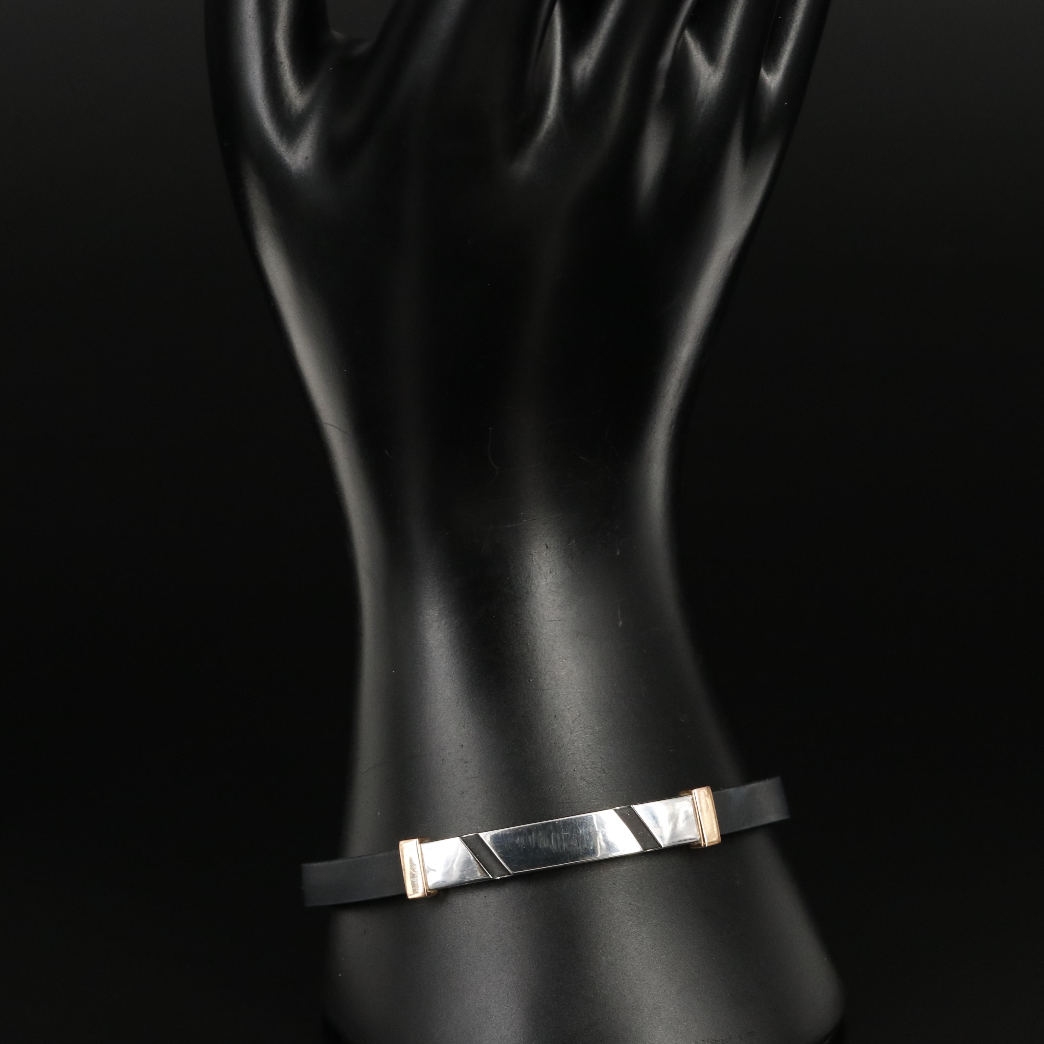 Facco Corporation Srl 18K Two-Tone ID Bracelet