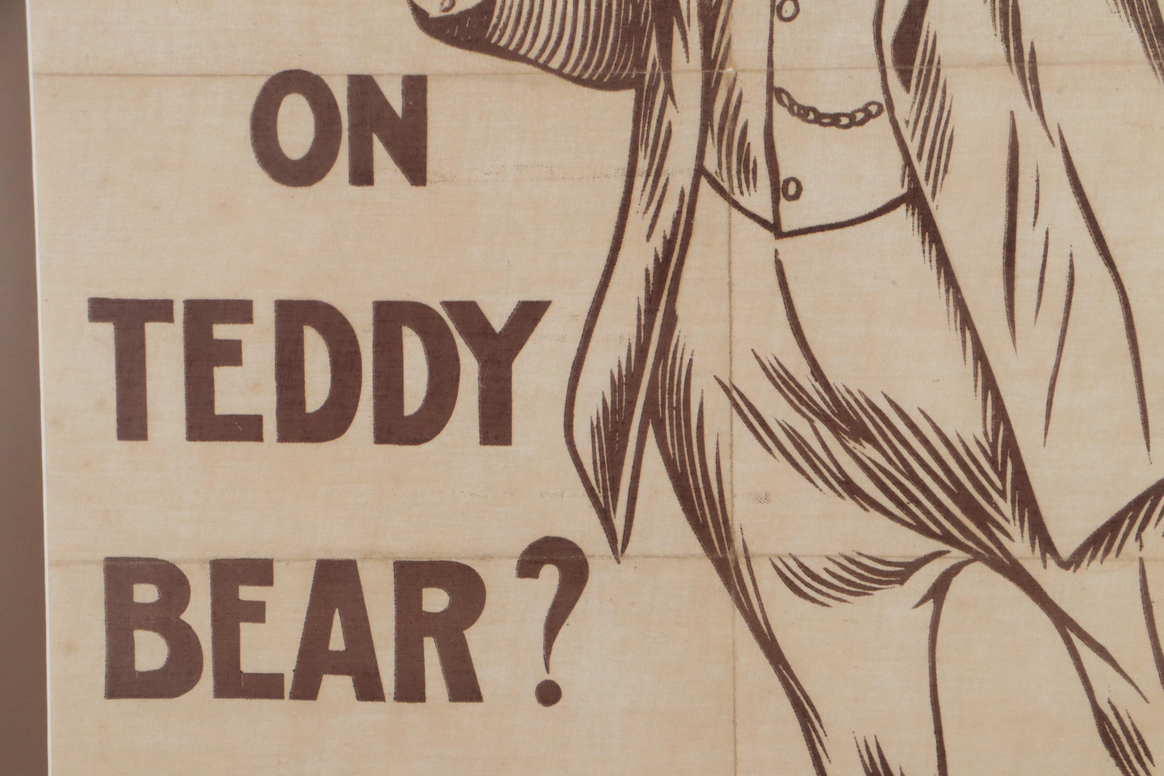 "Who Can Put the Specs on Teddy Bear?" Game, Early 20th Century