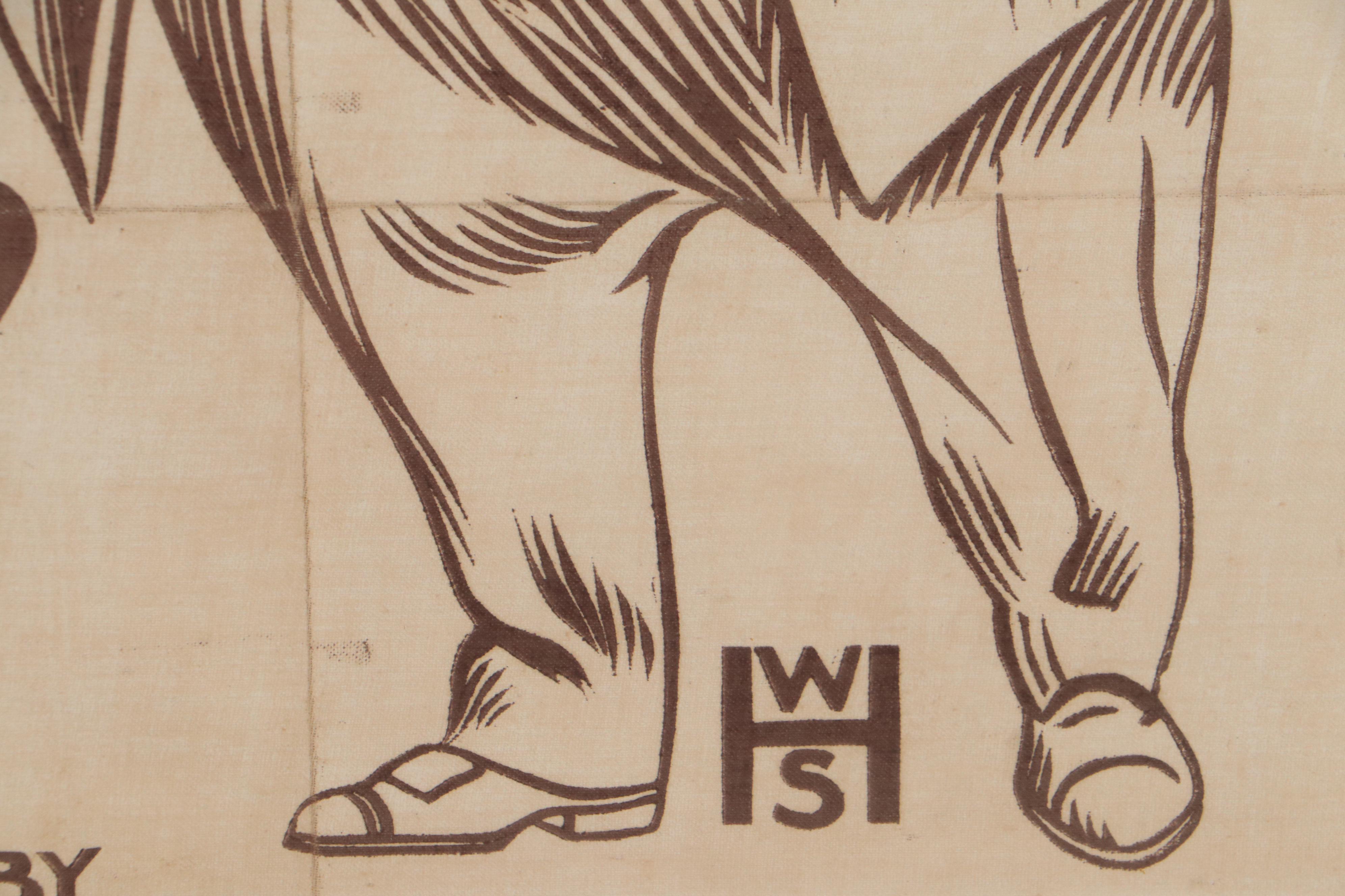 "Who Can Put the Specs on Teddy Bear?" Game, Early 20th Century