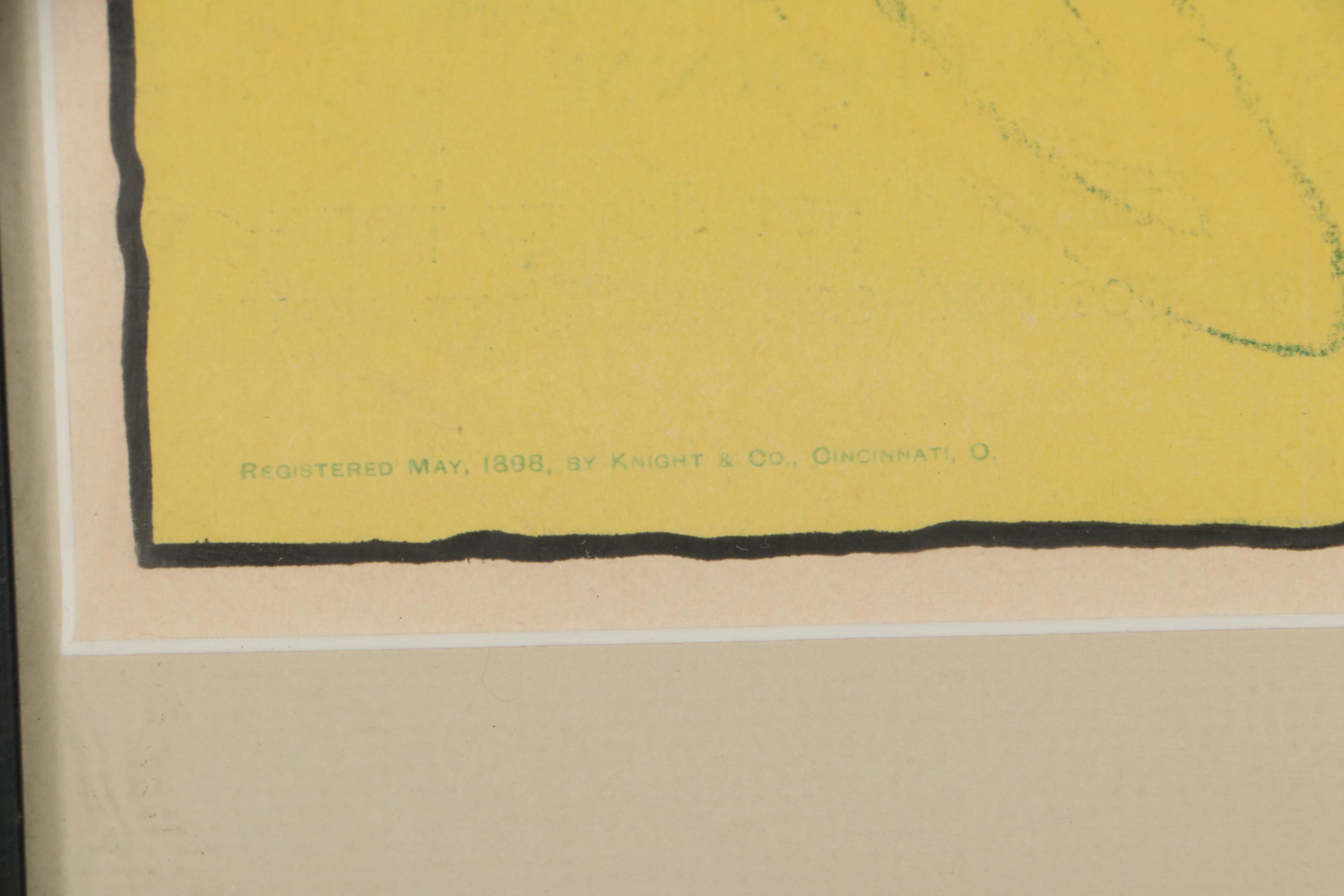 Spanish-American War Propaganda Chromoxylograph Poster "Git", 1898