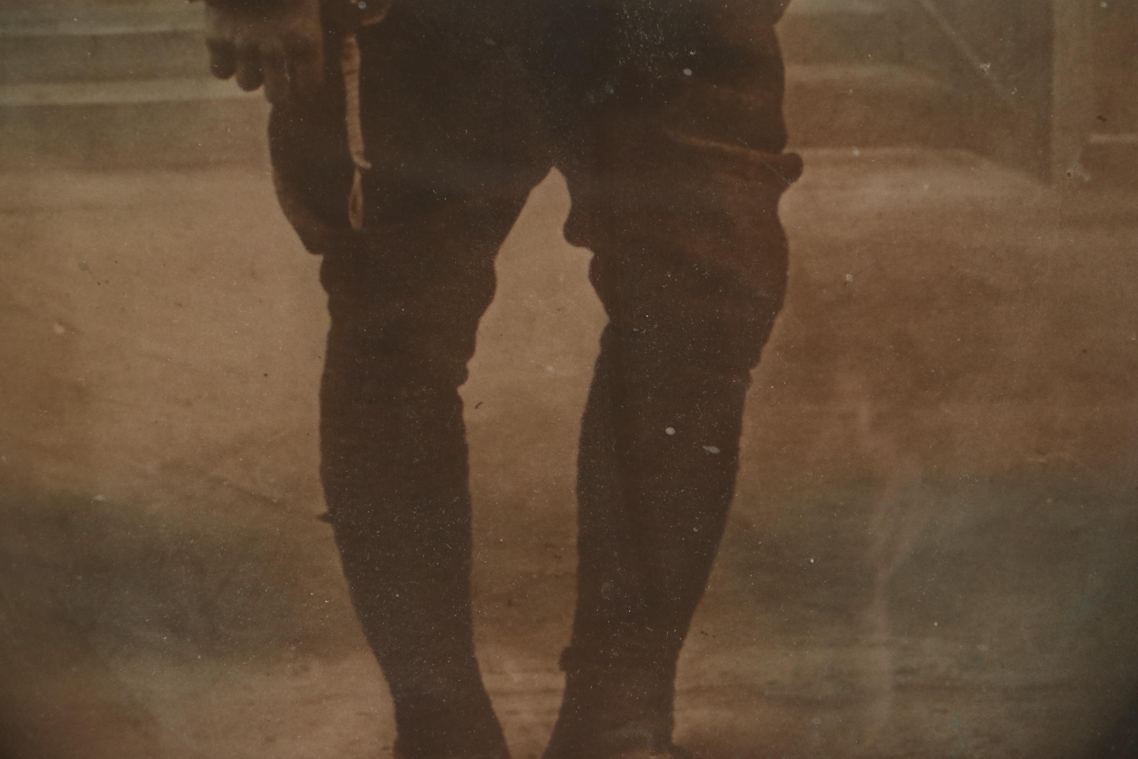 World War I Era American Soldier Portrait Photograph, Early 20th Century