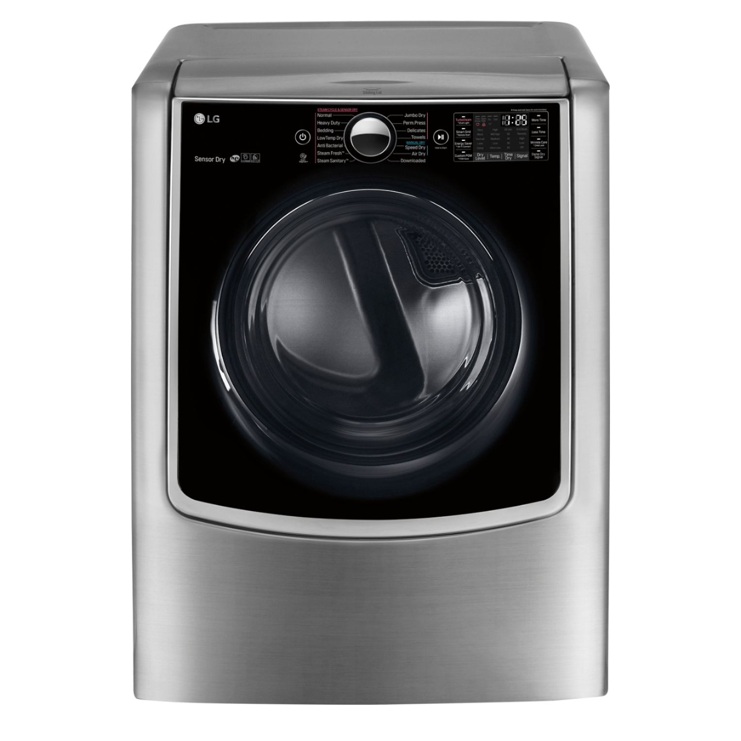 LG 9.0 Cu. Ft. Graphite Steel Smart Wi-Fi Enabled Electric Dryer w/ TurboSteam™