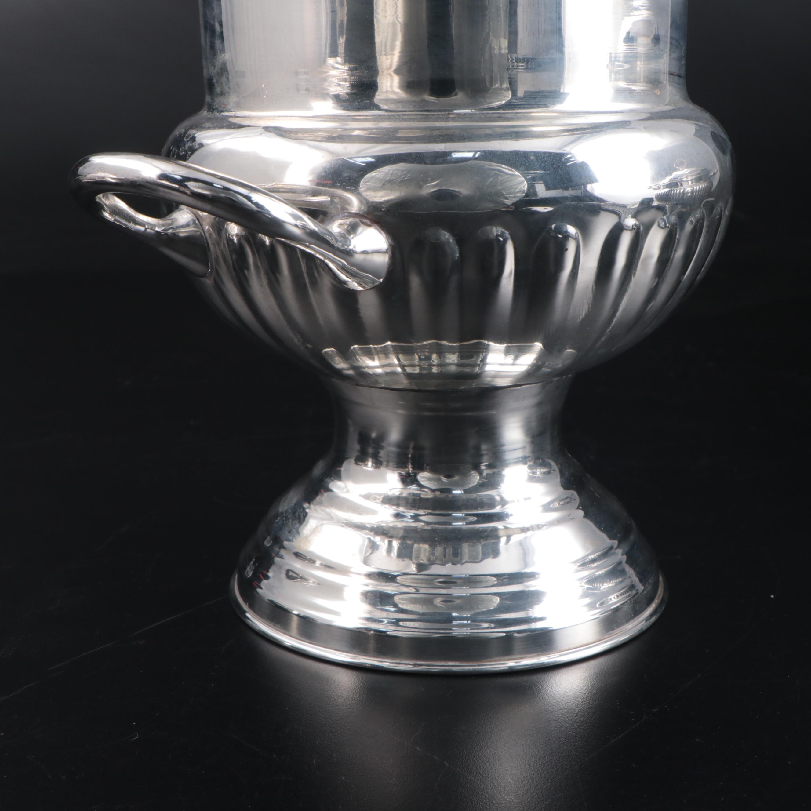 Gorham Silver Plate Casserole Dishes, Electric Food Warmer and Other Wine Bucket