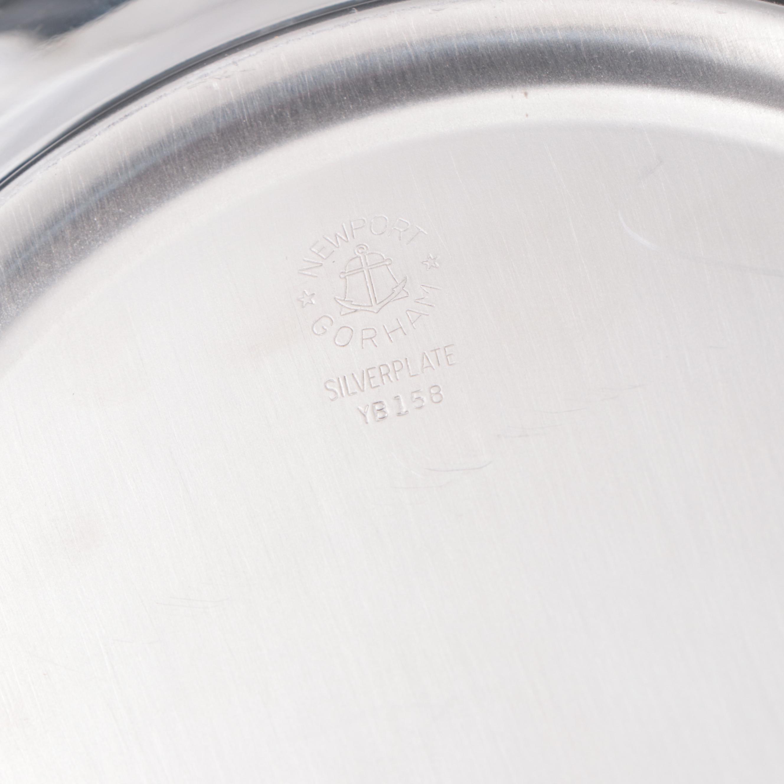 Gorham Silver Plate Casserole Dishes, Electric Food Warmer and Other Wine Bucket