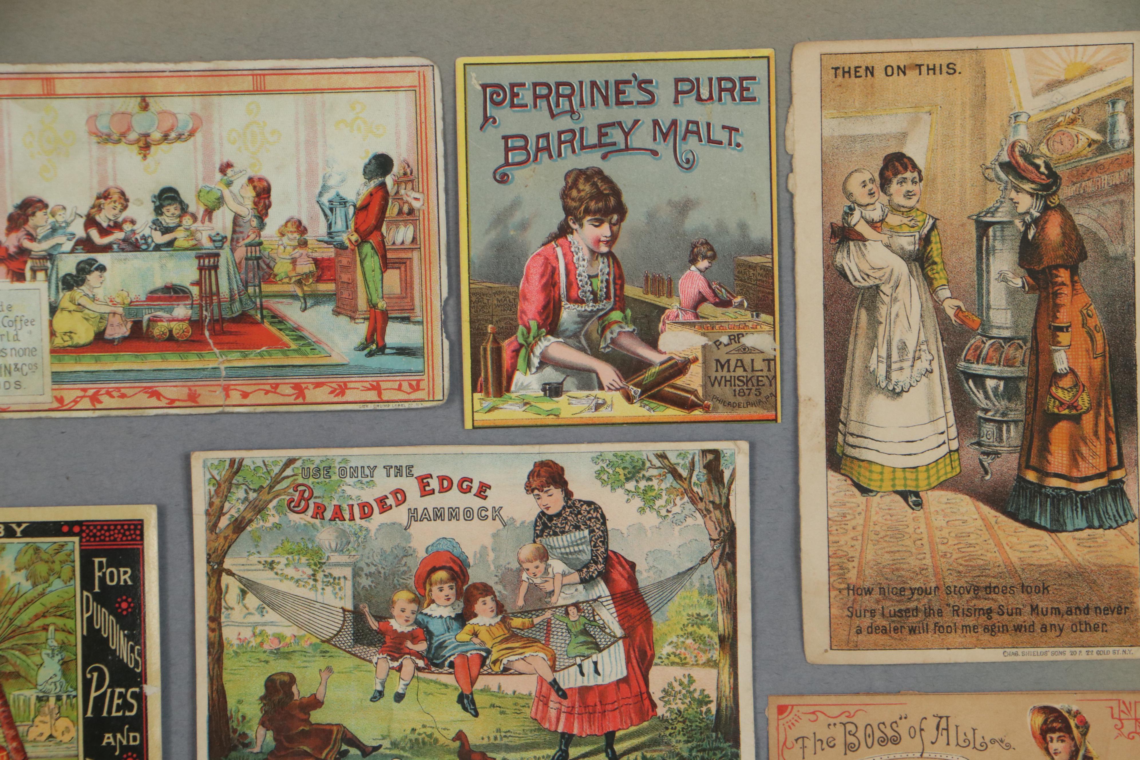 Lithograph Advertisement Composition, Mid-19th Century