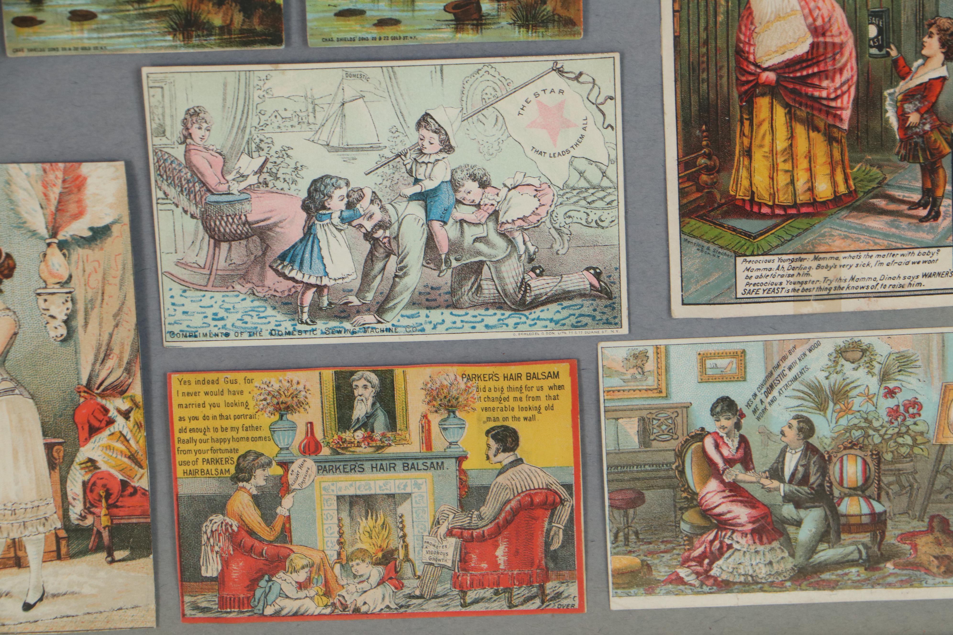 Lithograph Advertisement Composition, Mid-19th Century