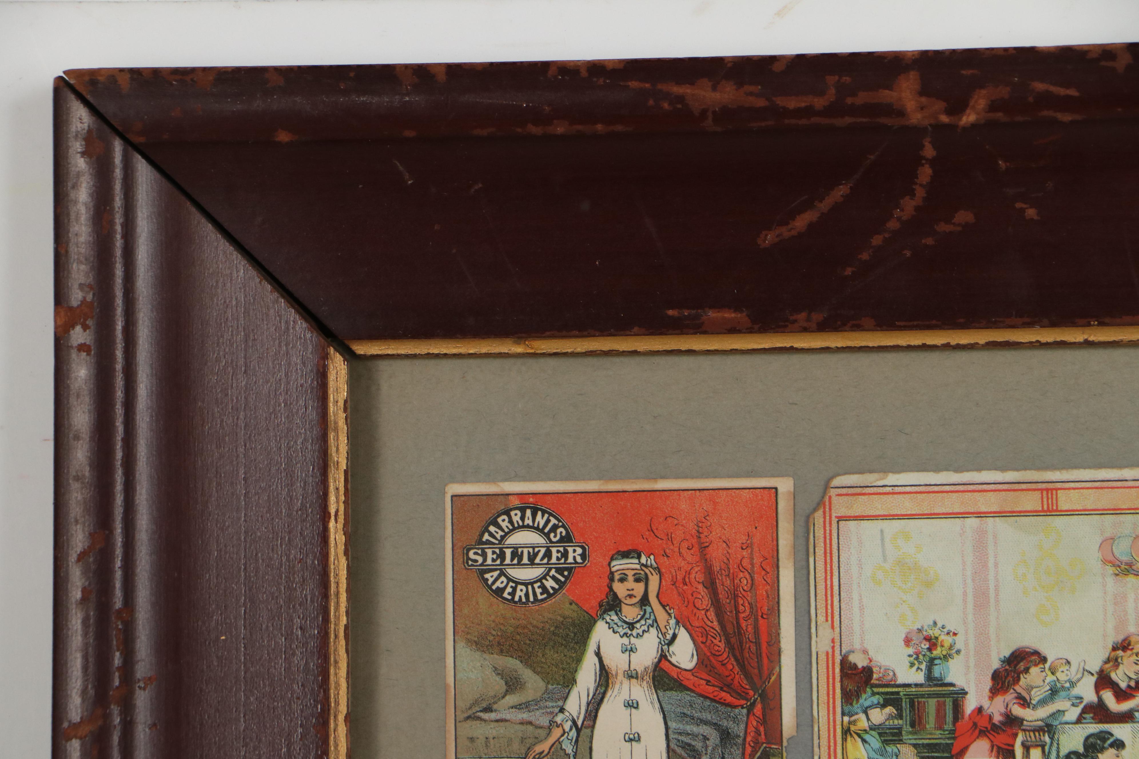 Lithograph Advertisement Composition, Mid-19th Century