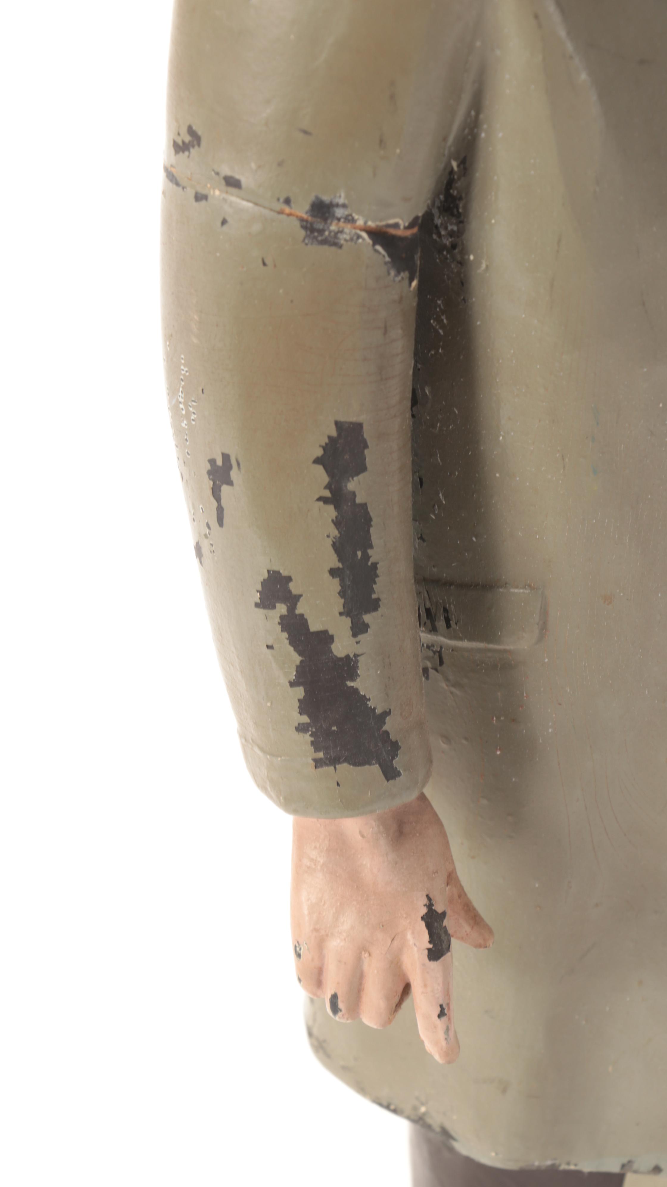 Esquire Magazine Mascot "Esky" Painted Latex Retail Figurine, 1940s