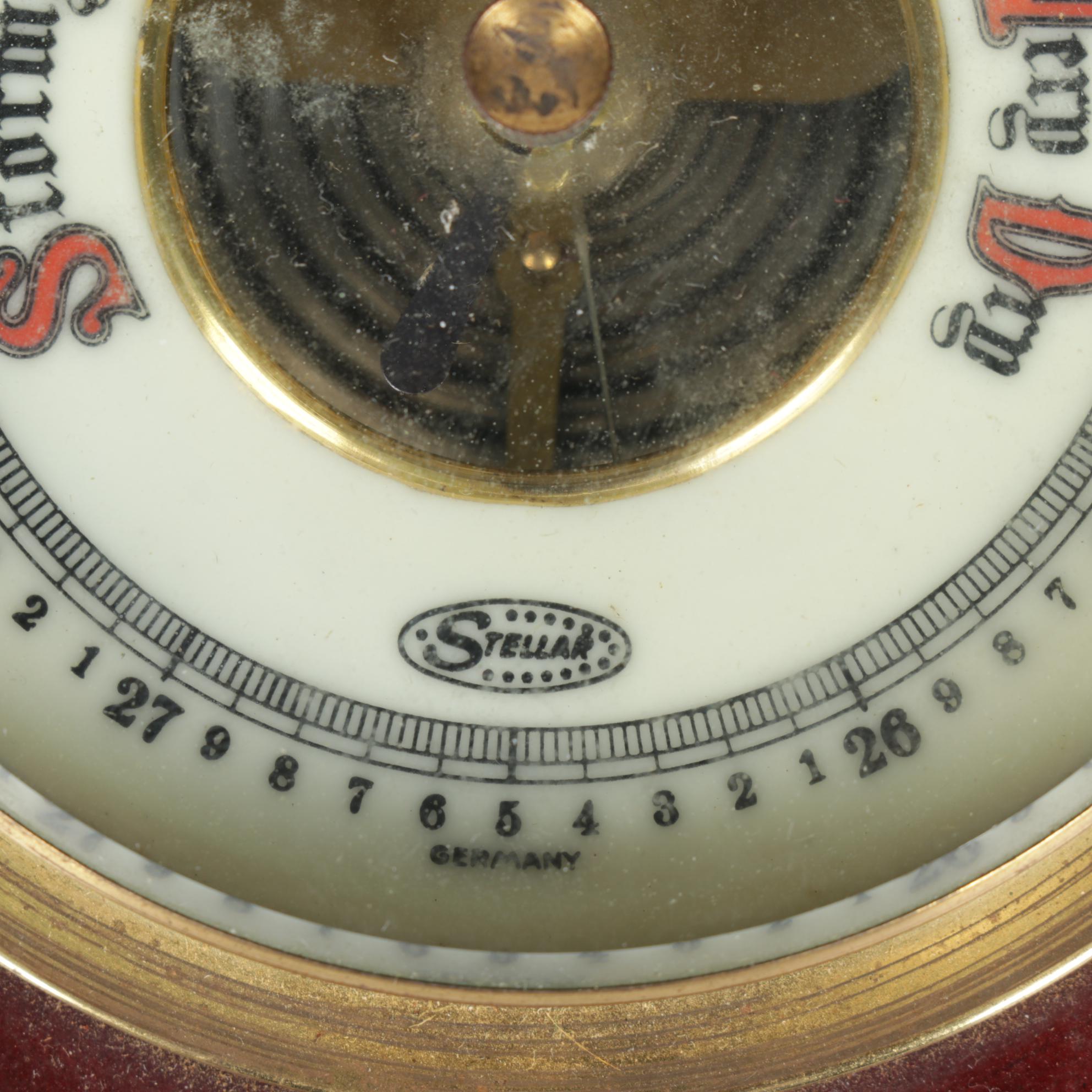 Stellar German Wall Barometer, Airguide and Jason Empire Banjo Weather Stations