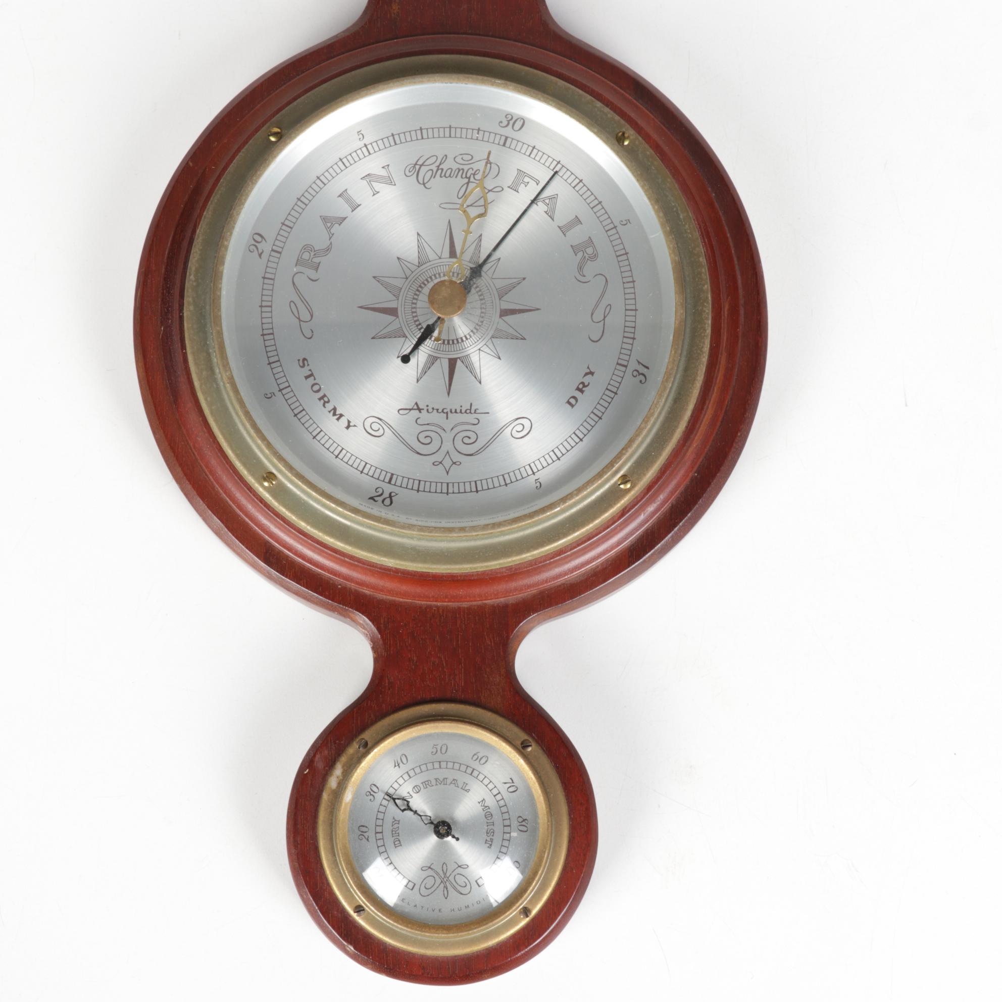 Stellar German Wall Barometer, Airguide and Jason Empire Banjo Weather Stations
