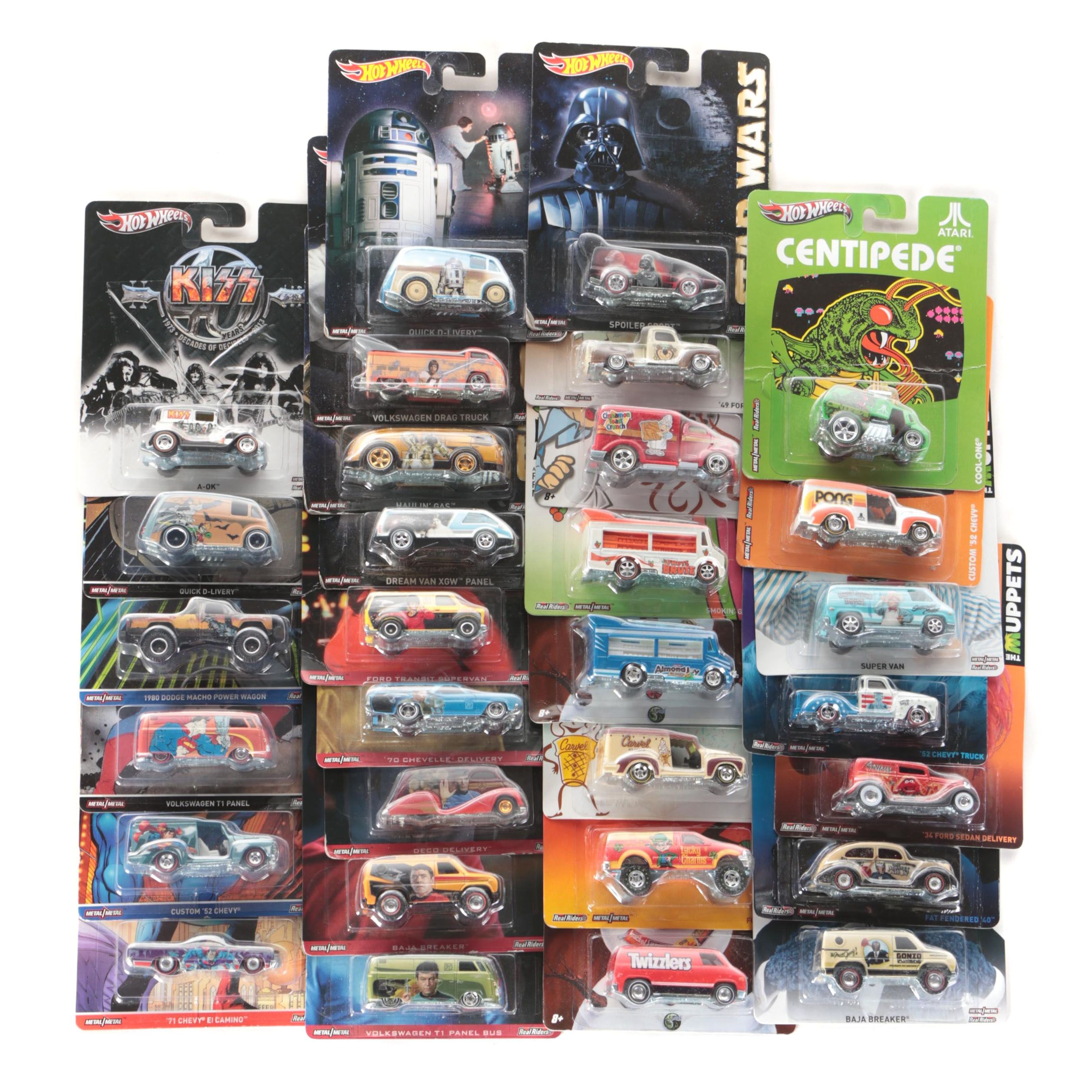 Mattel Hot Wheels Muppets, Star Wars, DC Comics, More Diecast Model Vehicles