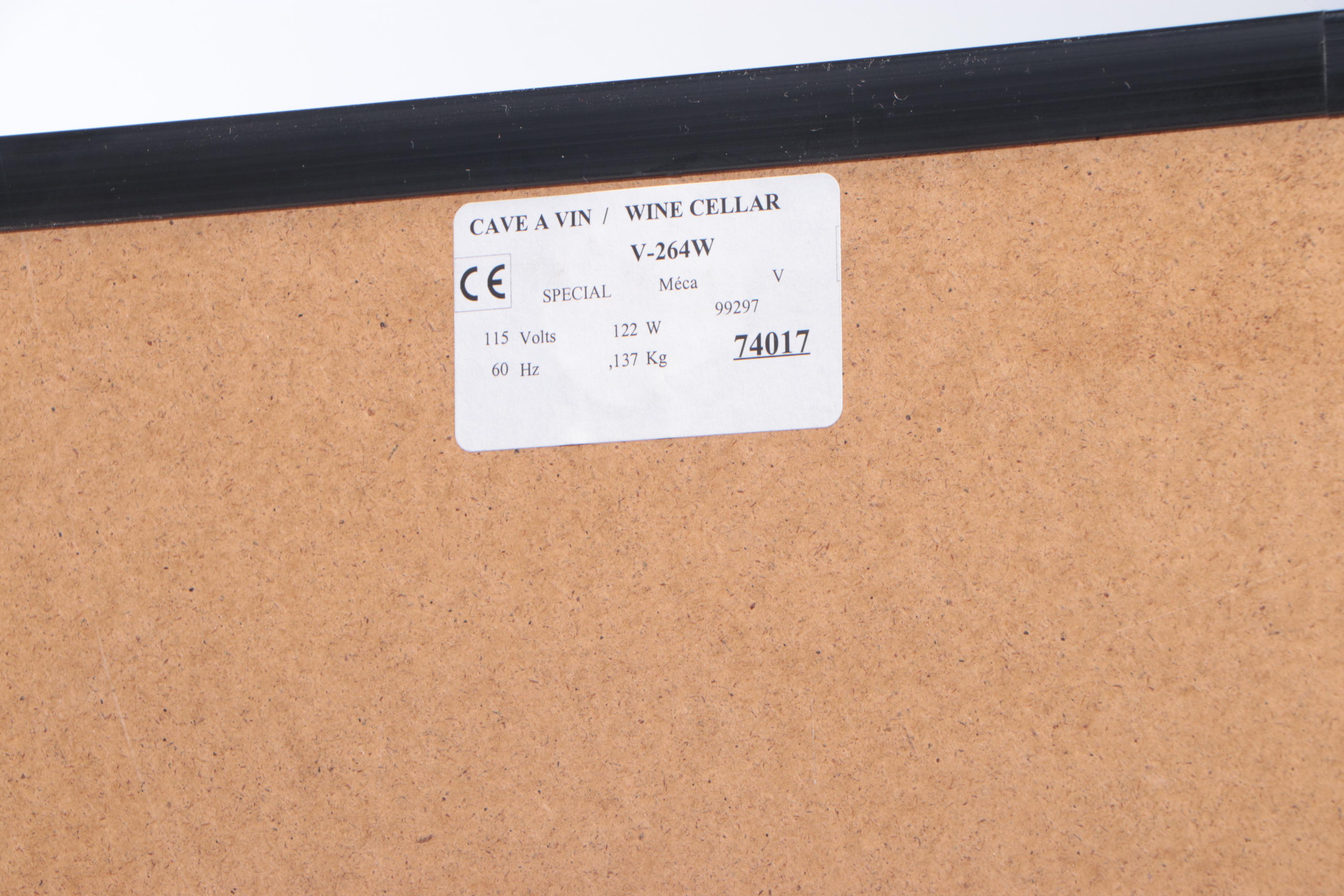 EuroCave "Confort Vieillithèque V-264" Wine Cooler