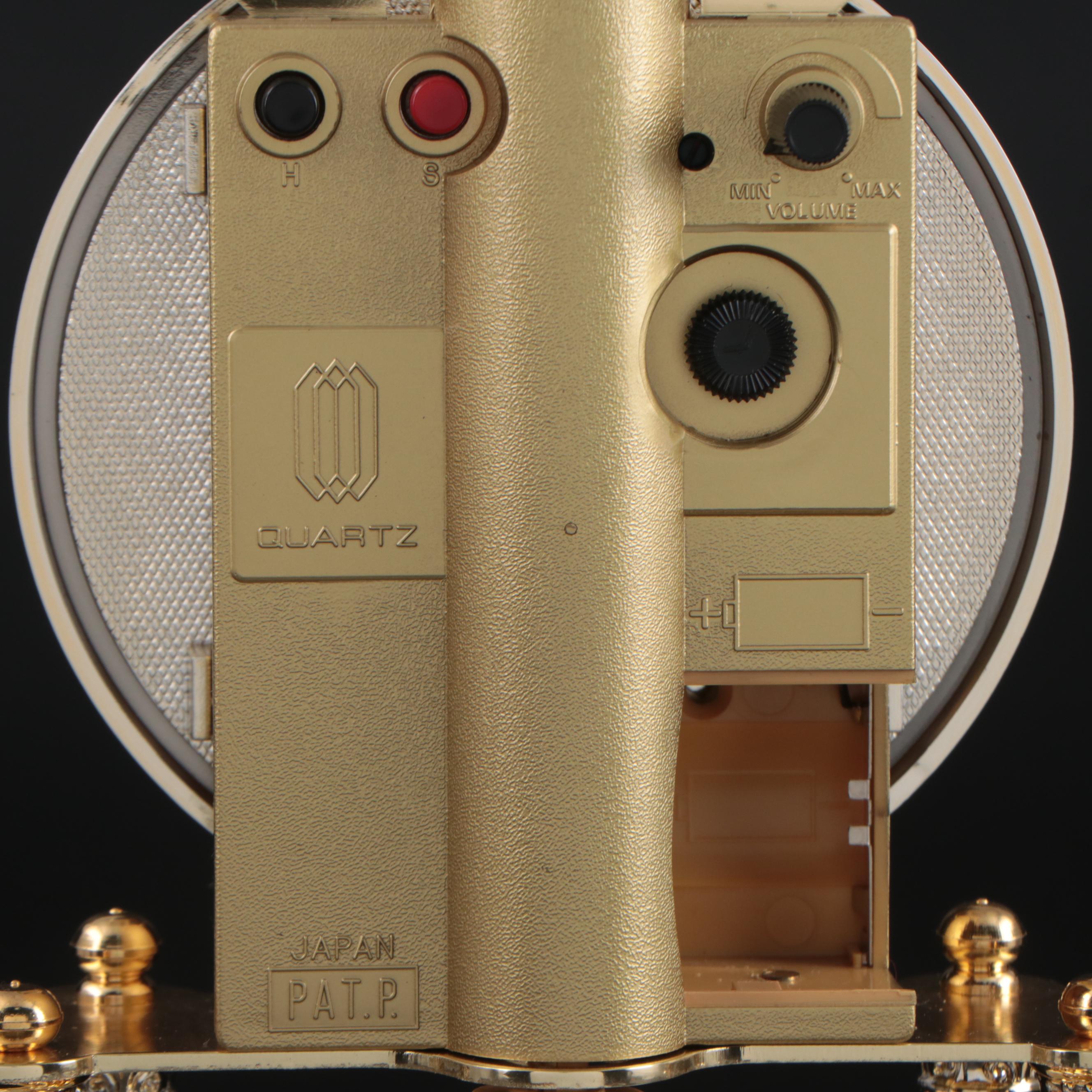 Elgin Plastic and Glass Anniversary Clock