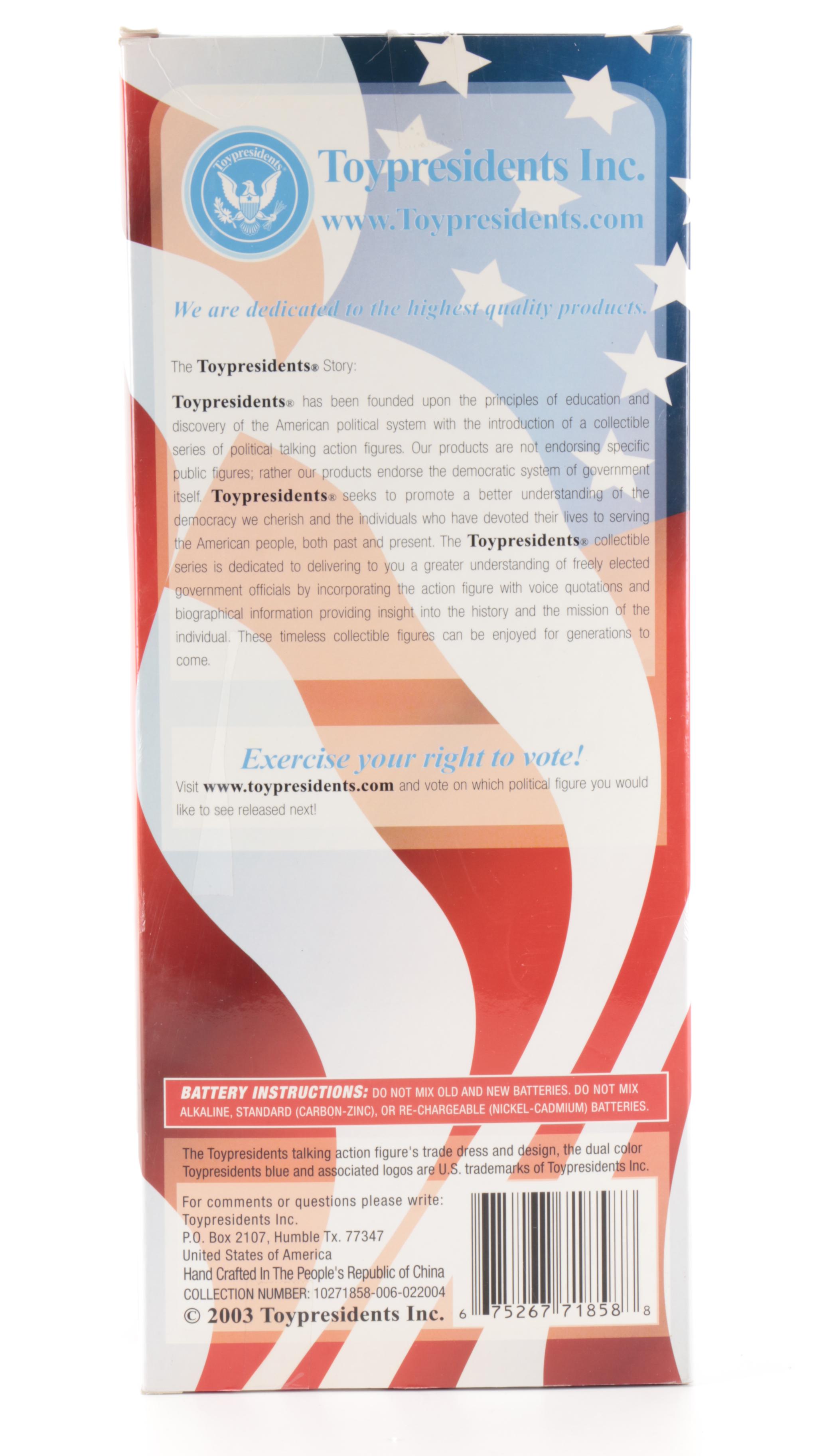 "Theodore Roosevelt" Action Figures Including Limited Edition Talking Figure