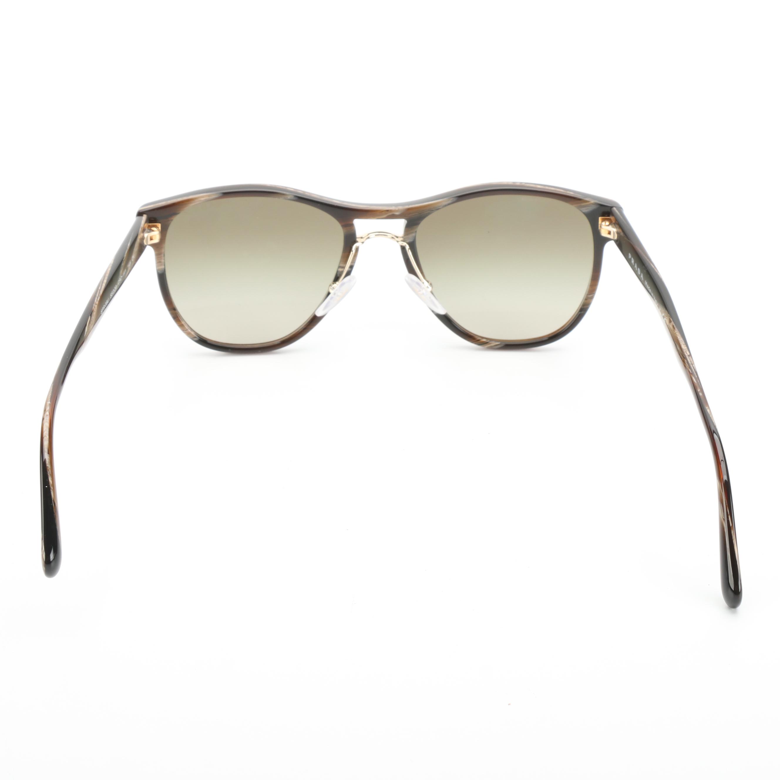Prada SPR09U Sunglasses with Gradient Lenses and Includes Case