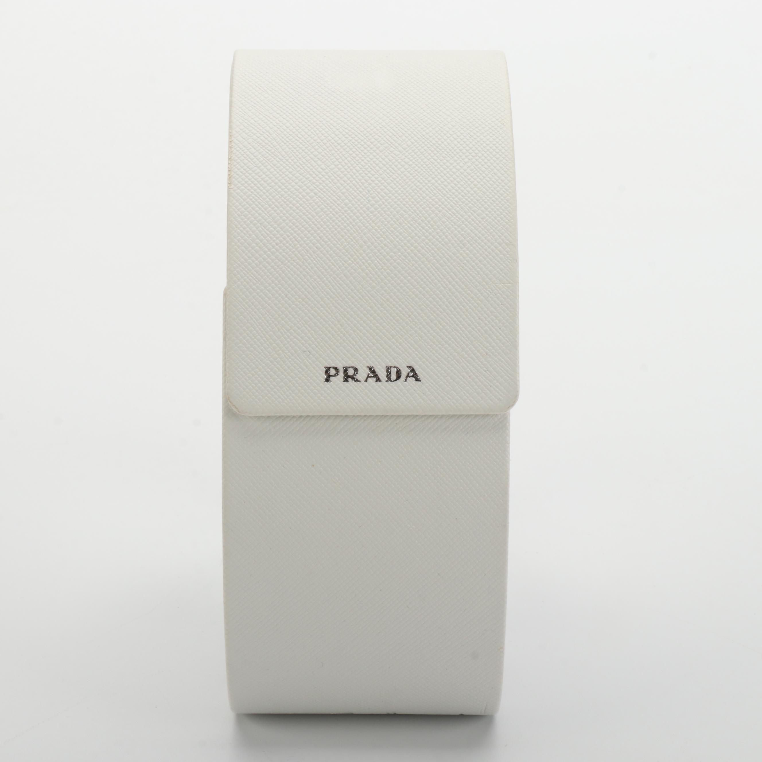 Prada SPR03N Modified Cat Eye Sunglasses with Brown Lens and Includes Case