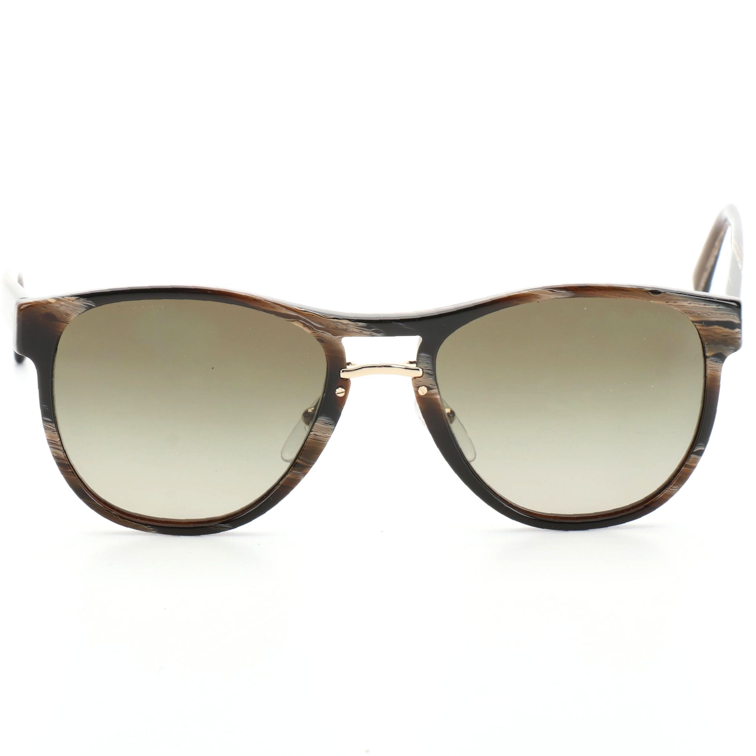 Prada SPR09U Sunglasses with Gradient Lenses and Includes Case