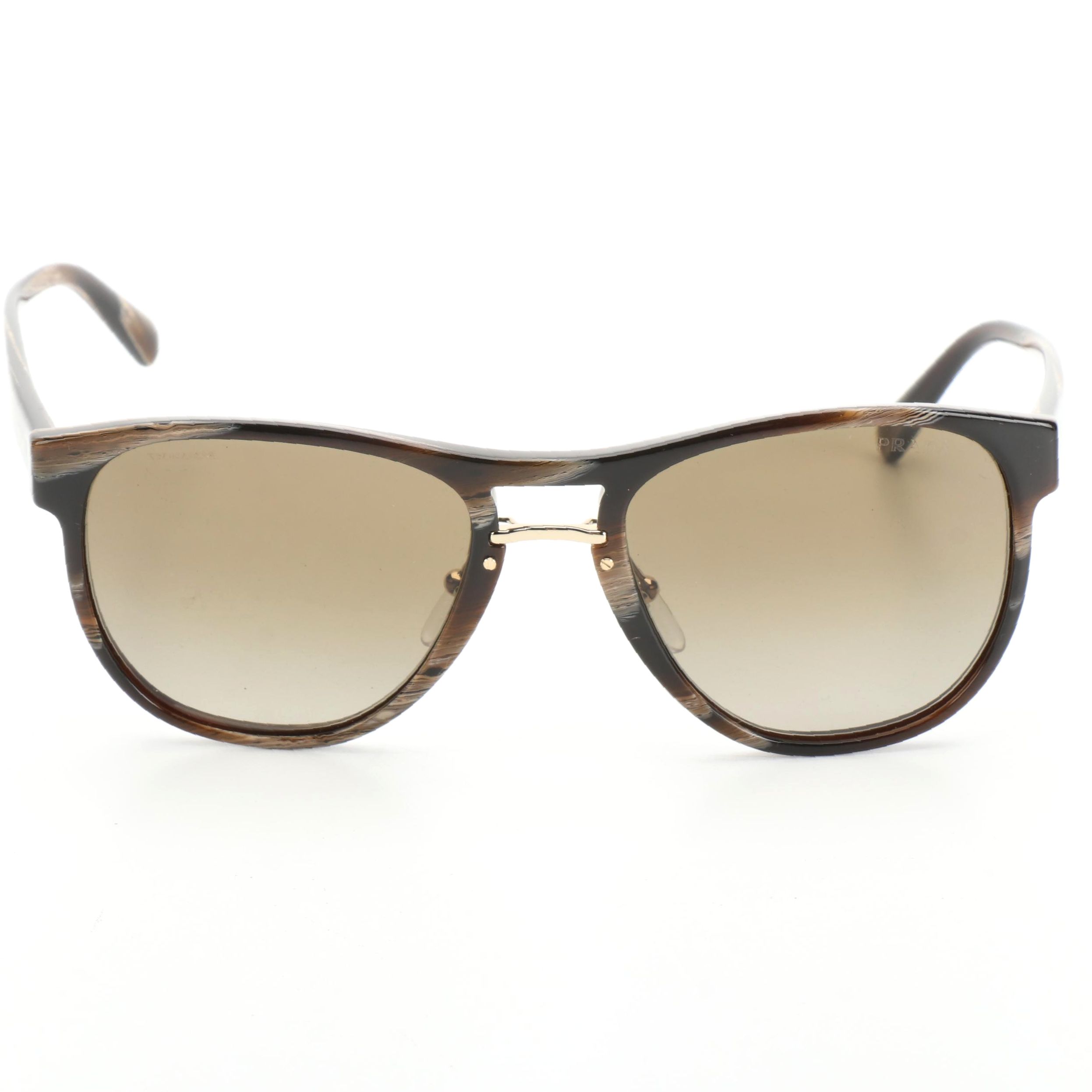 Prada SPR09U Sunglasses with Gradient Lenses and Includes Case