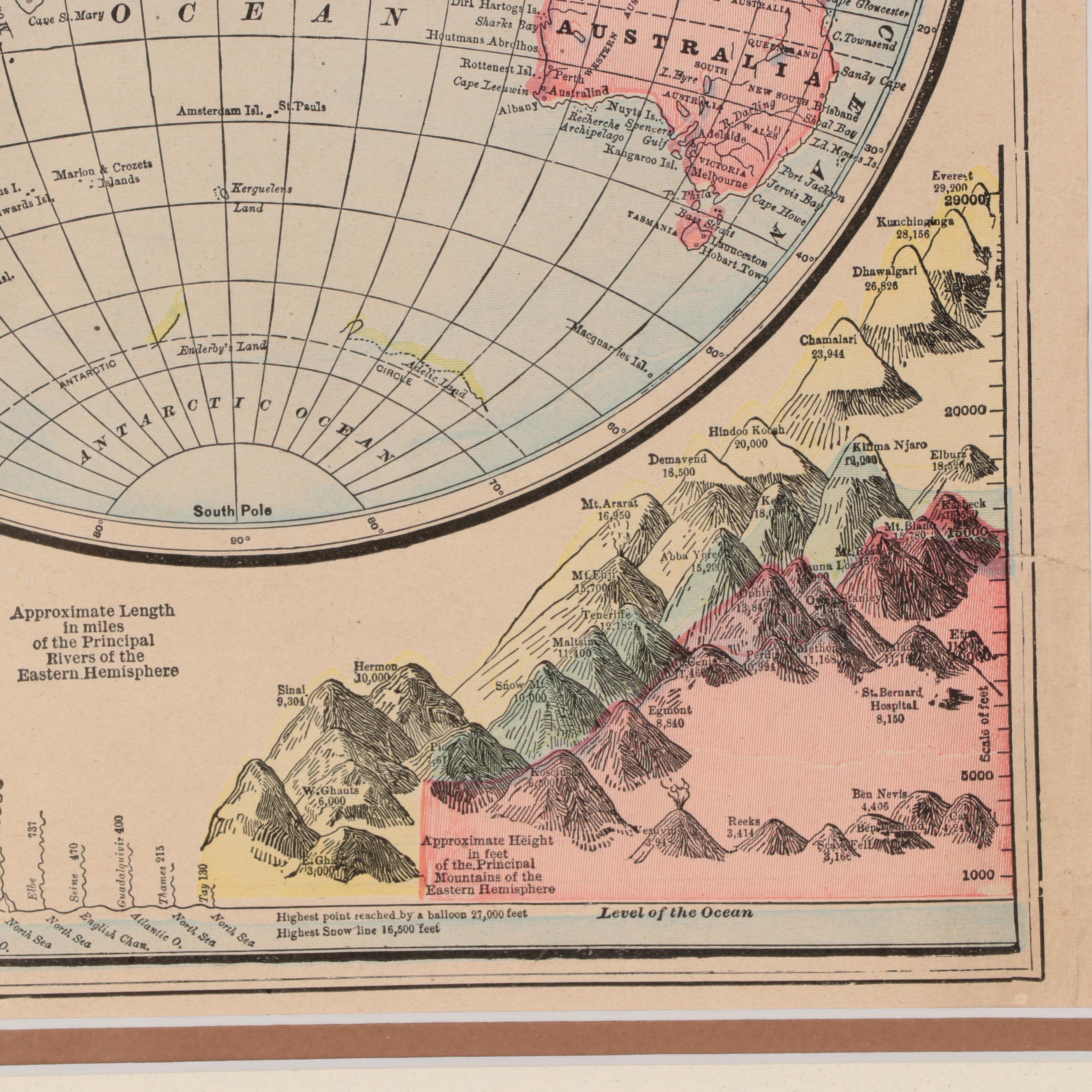 Mast, Crowell & Kirkpatrick Map "Eastern Hemisphere," Circa 1890