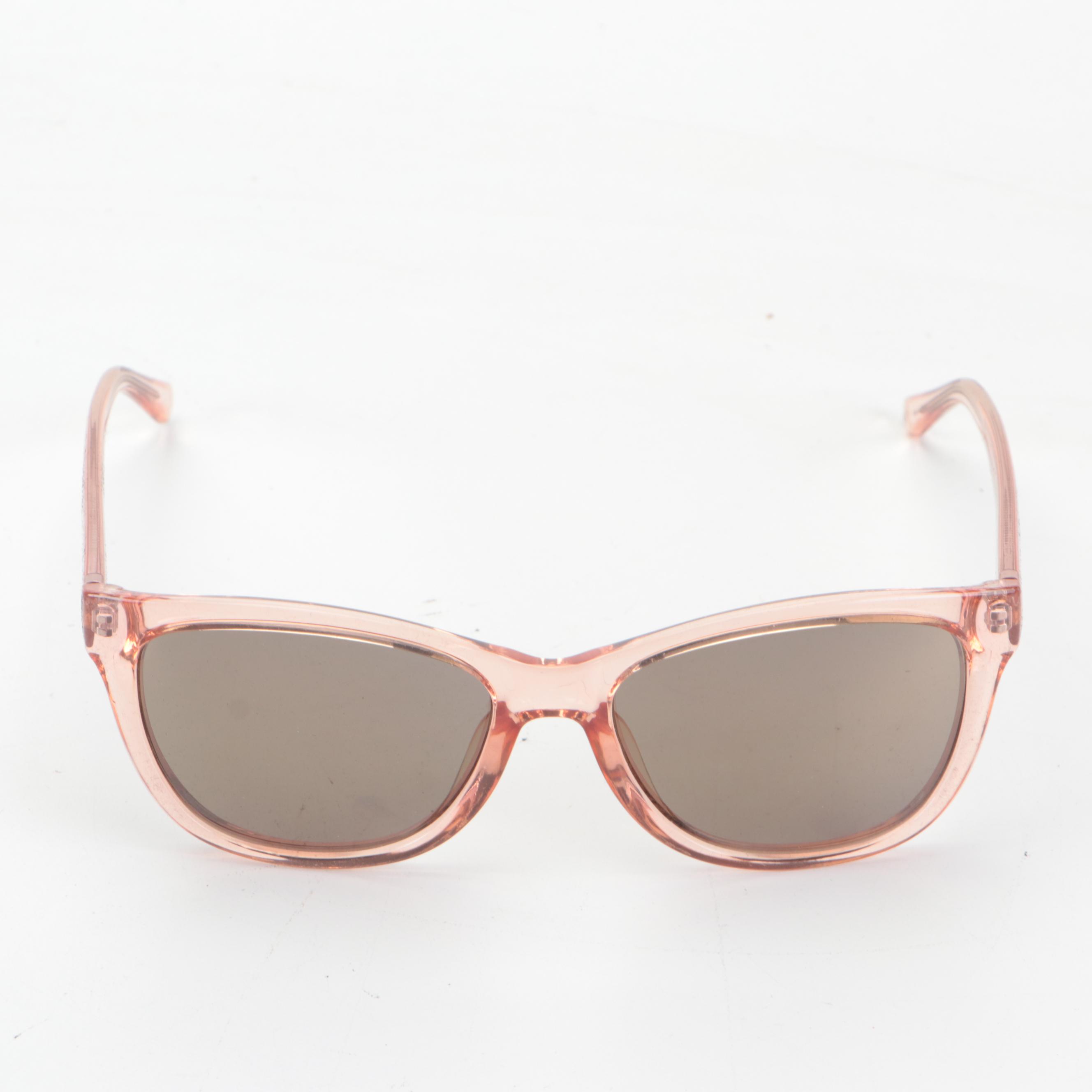 Kenneth Cole REACTION Sunglasses Light Pink Frame Grey Lenses and Cases