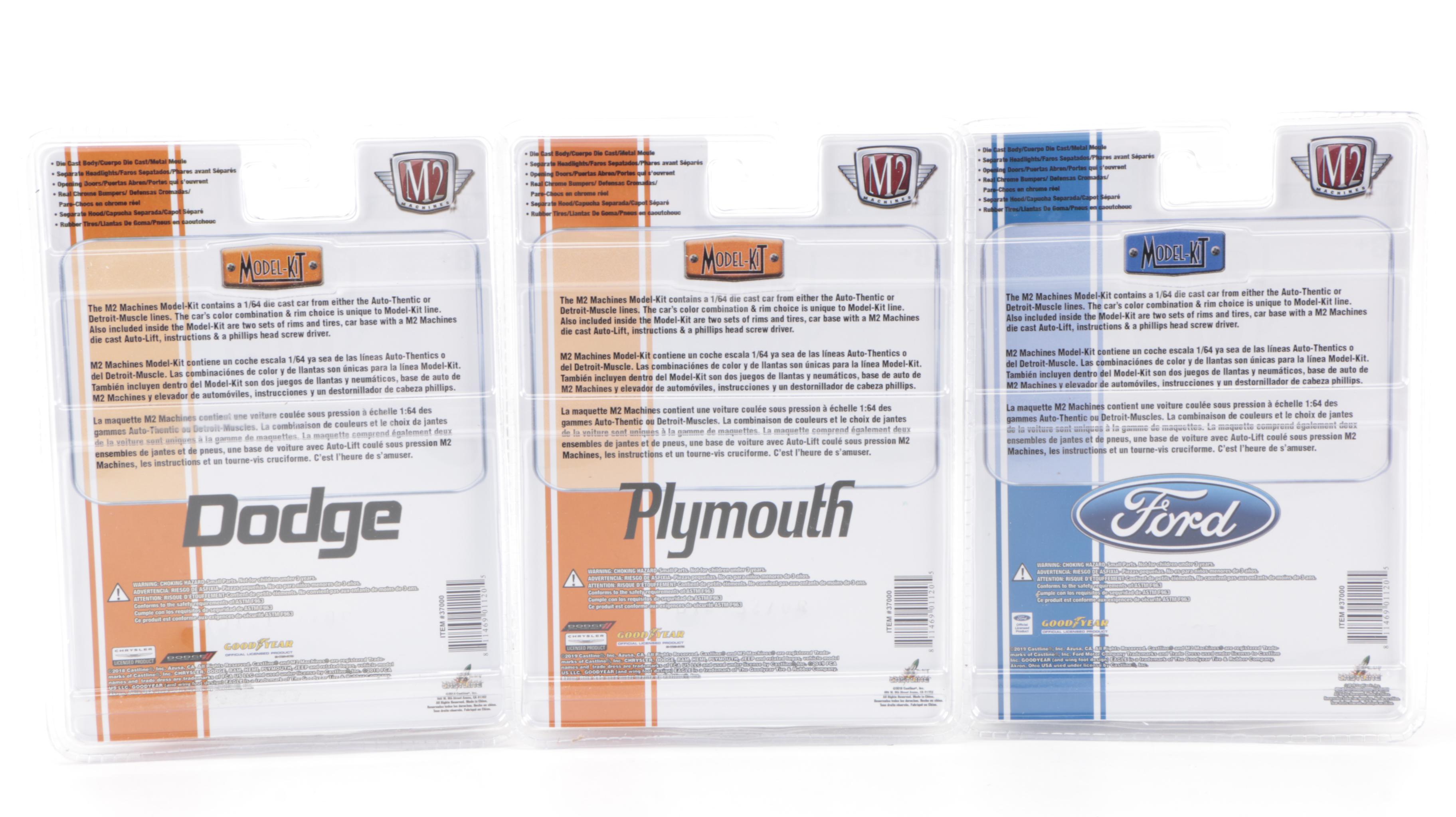 M2 Machines Diecast Model Kits