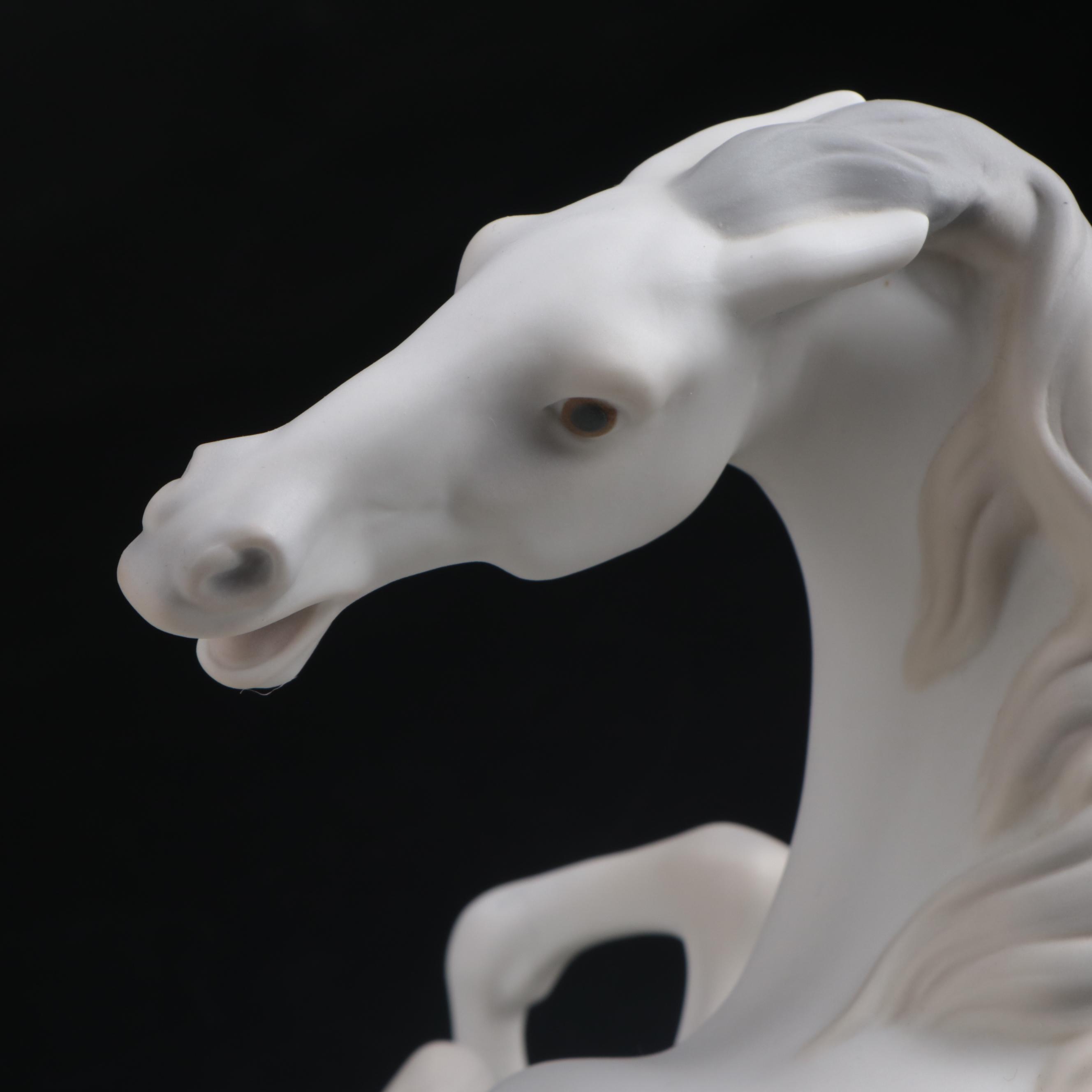 Lladró "Group of Horses" Matte Porcelain Figurine Designed by Fulgencio García