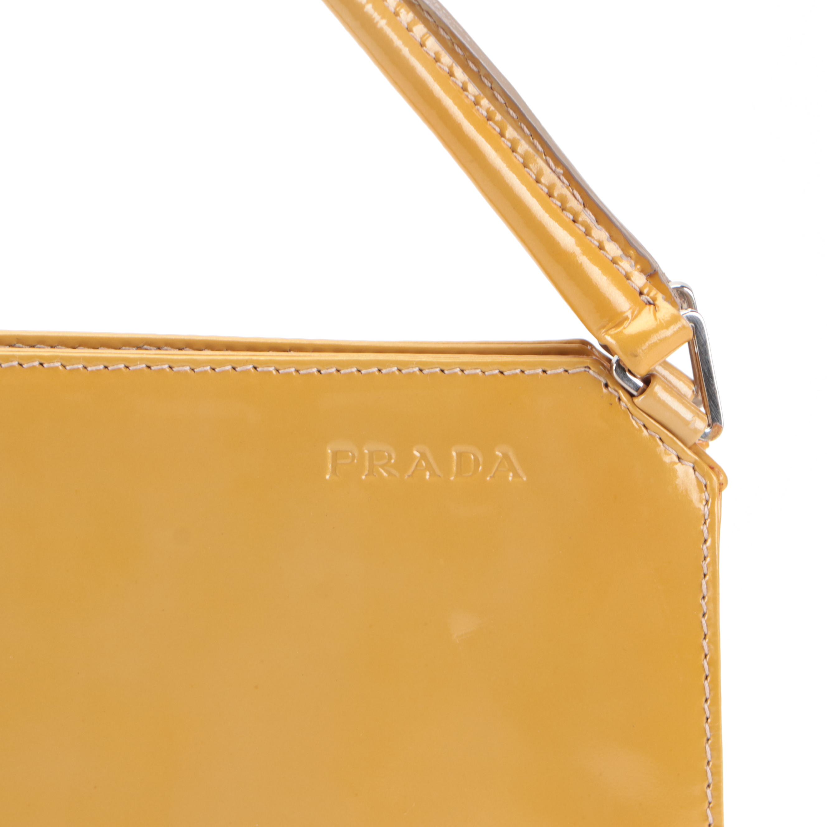 Prada Small Hard Frame Handbag in Patent Leather