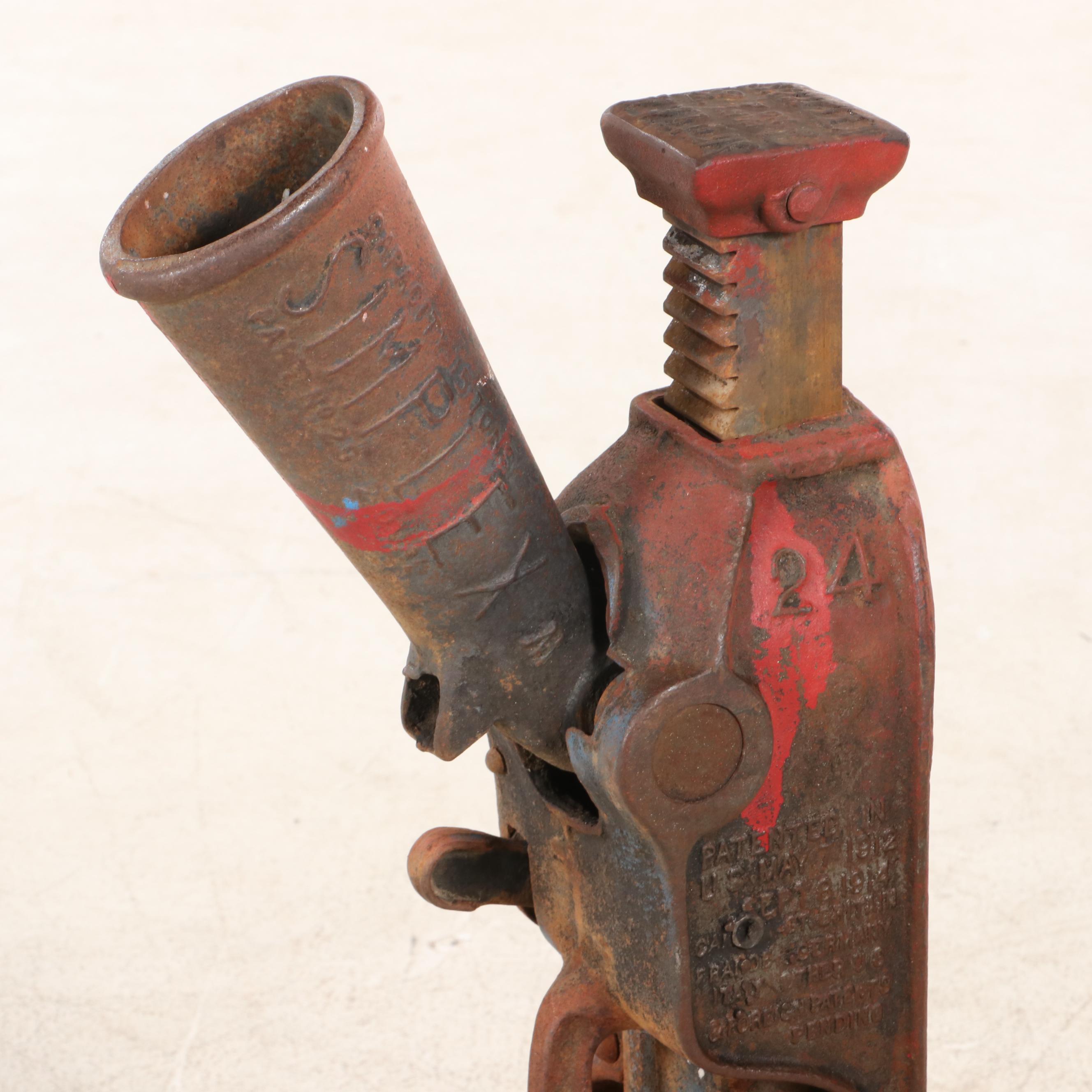 Templeton, Kenly, & Co. Simplex 15 Ton Railroad Ratchet Jack, Early 20th Century