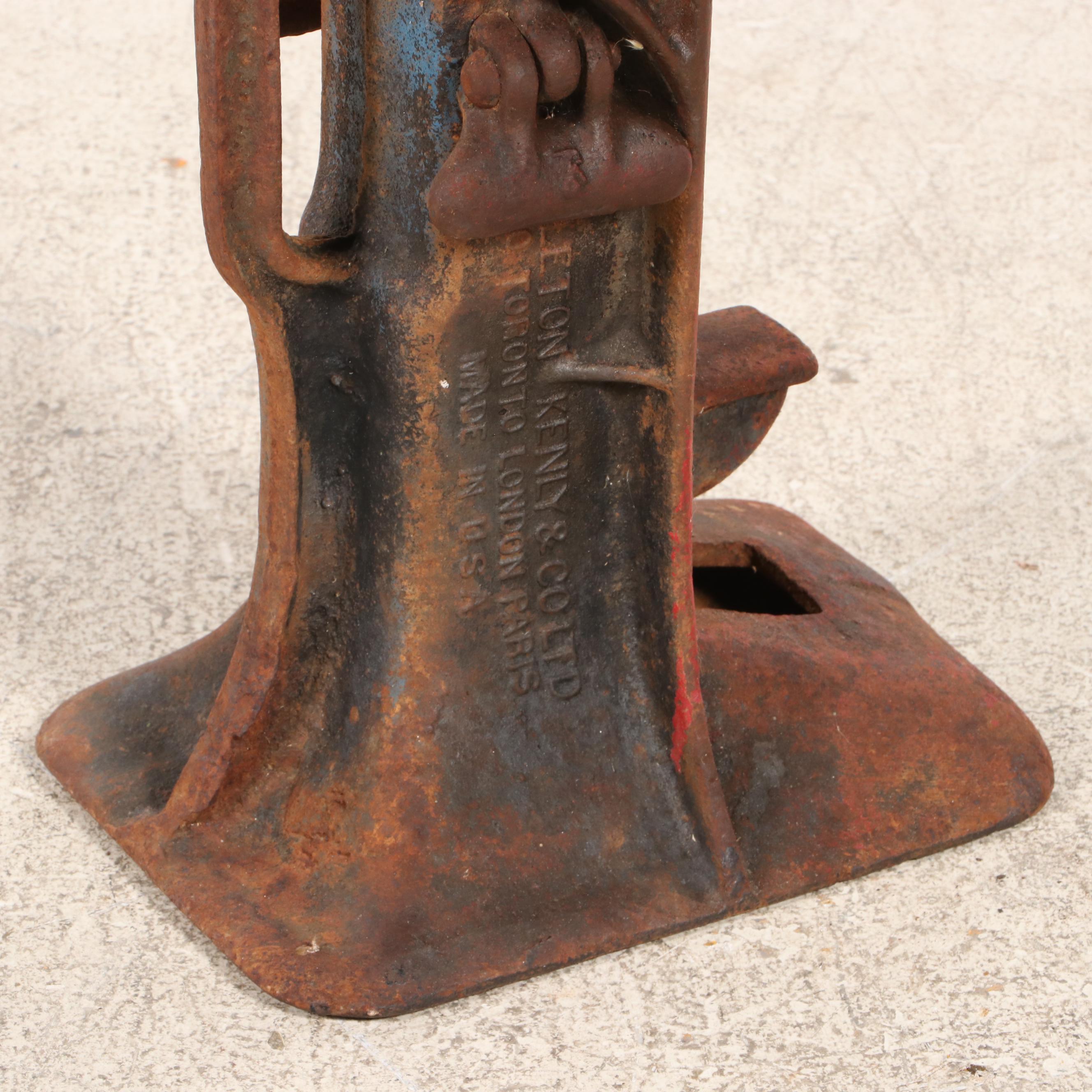 Templeton, Kenly, & Co. Simplex 15 Ton Railroad Ratchet Jack, Early 20th Century
