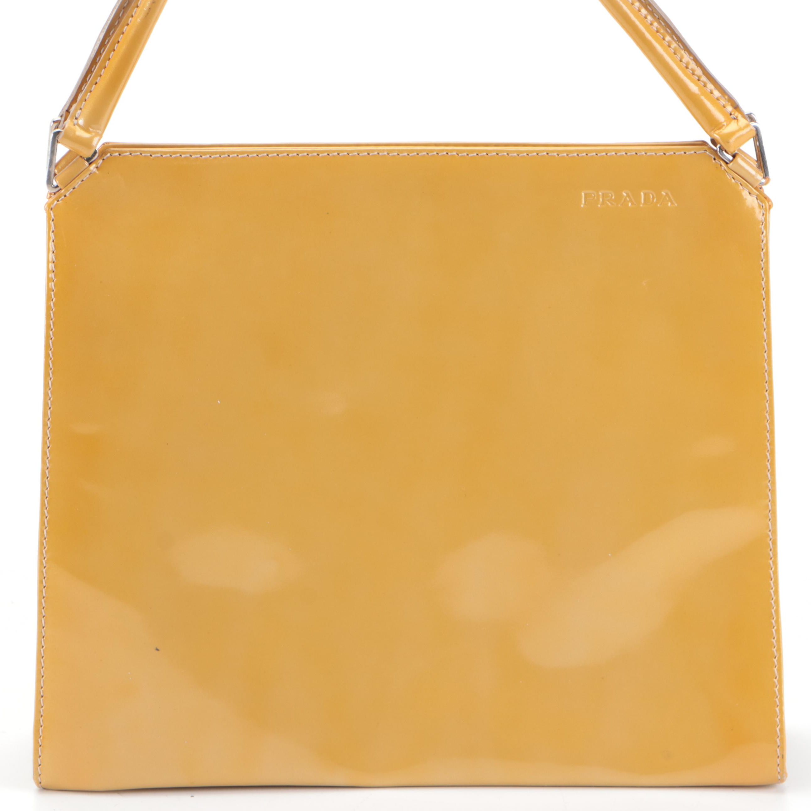 Prada Small Hard Frame Handbag in Patent Leather