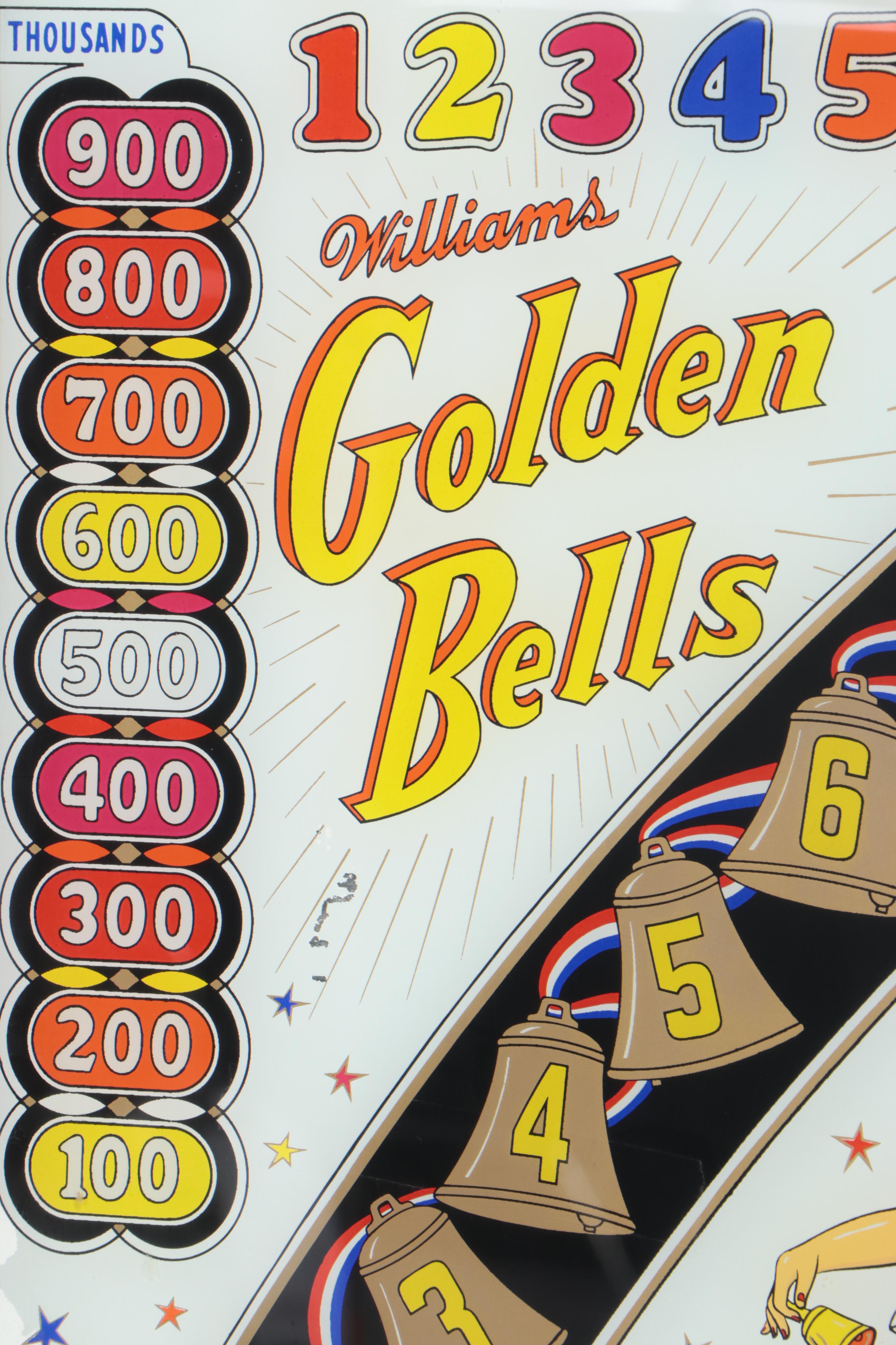 Williams Golden Bells Pinball Machine, Mid-20th Century