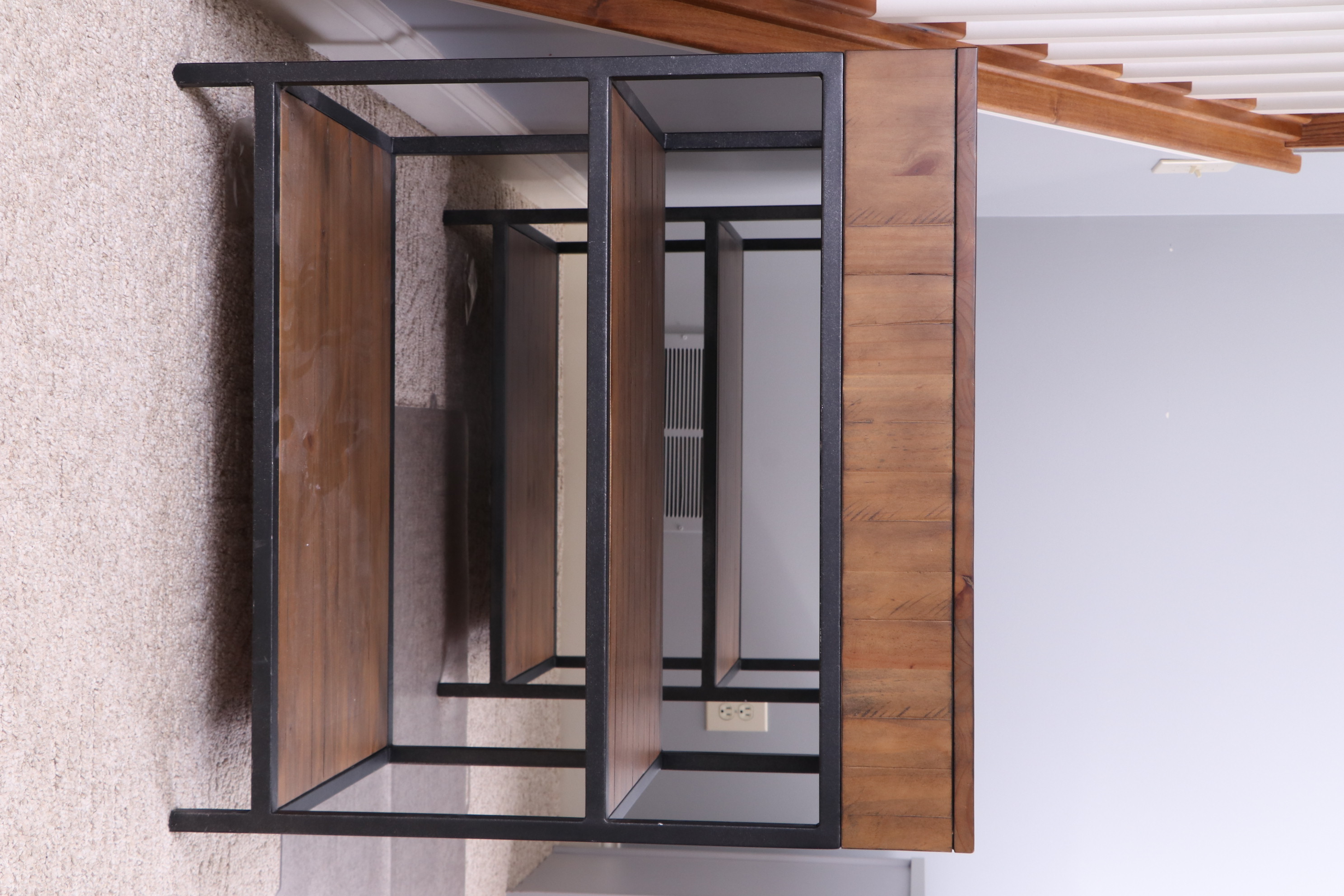 Macy's "Gatlin" Home Office Furniture Collection Pine and Metal Desk