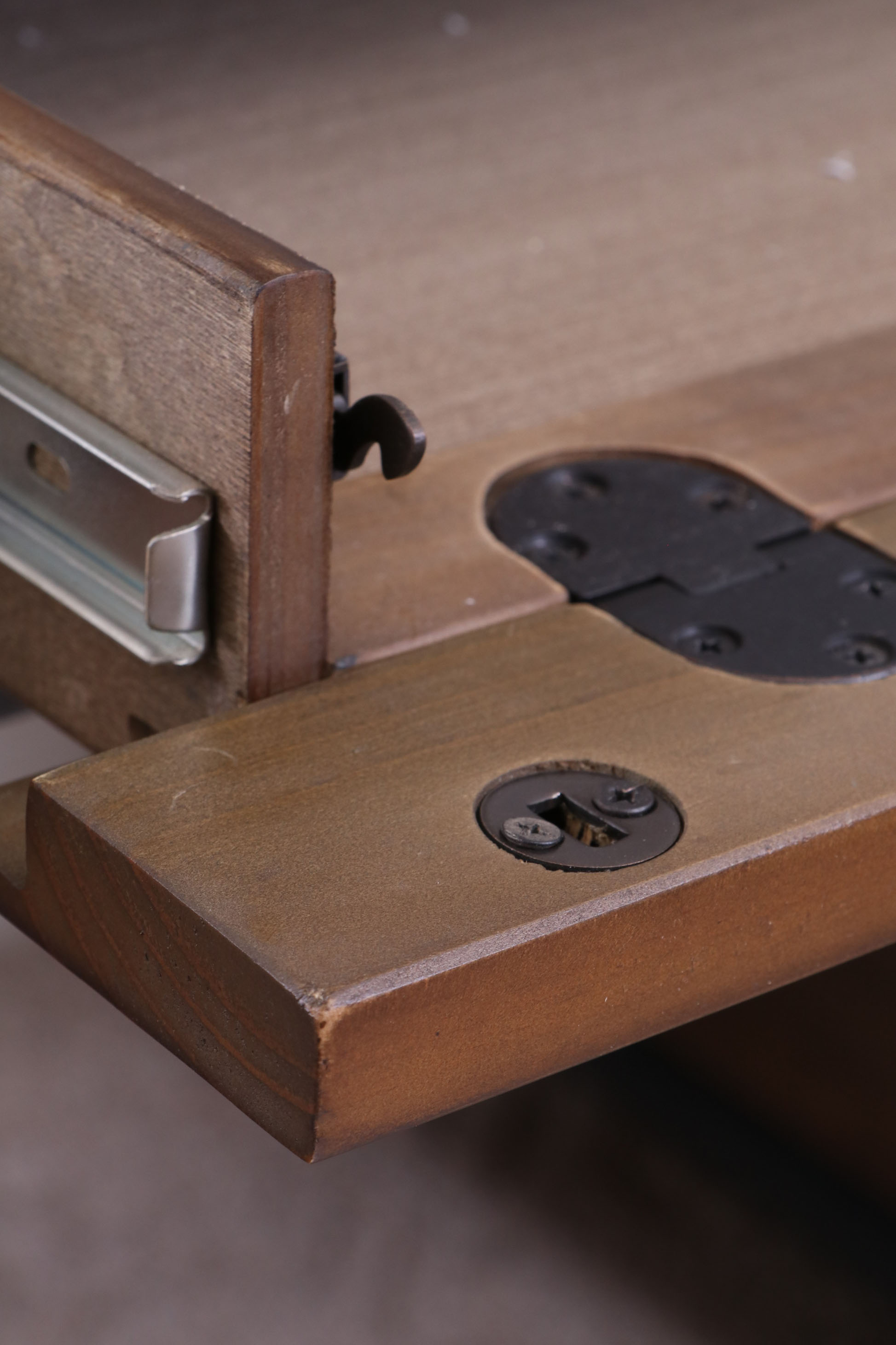 Macy's "Gatlin" Home Office Furniture Collection Pine and Metal Desk