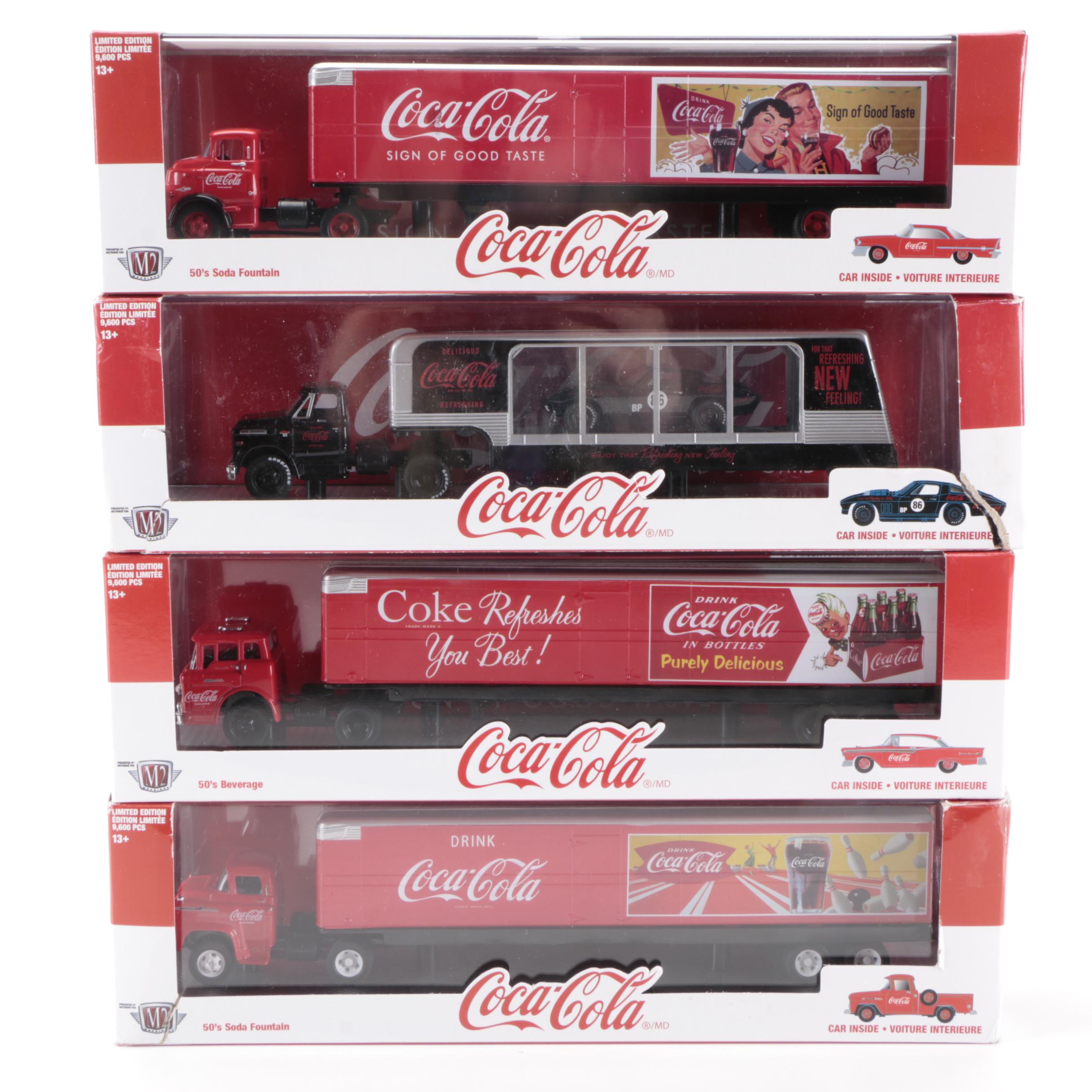 M2 Machines Coca-Cola Diecast Auto-Haulers, Cars