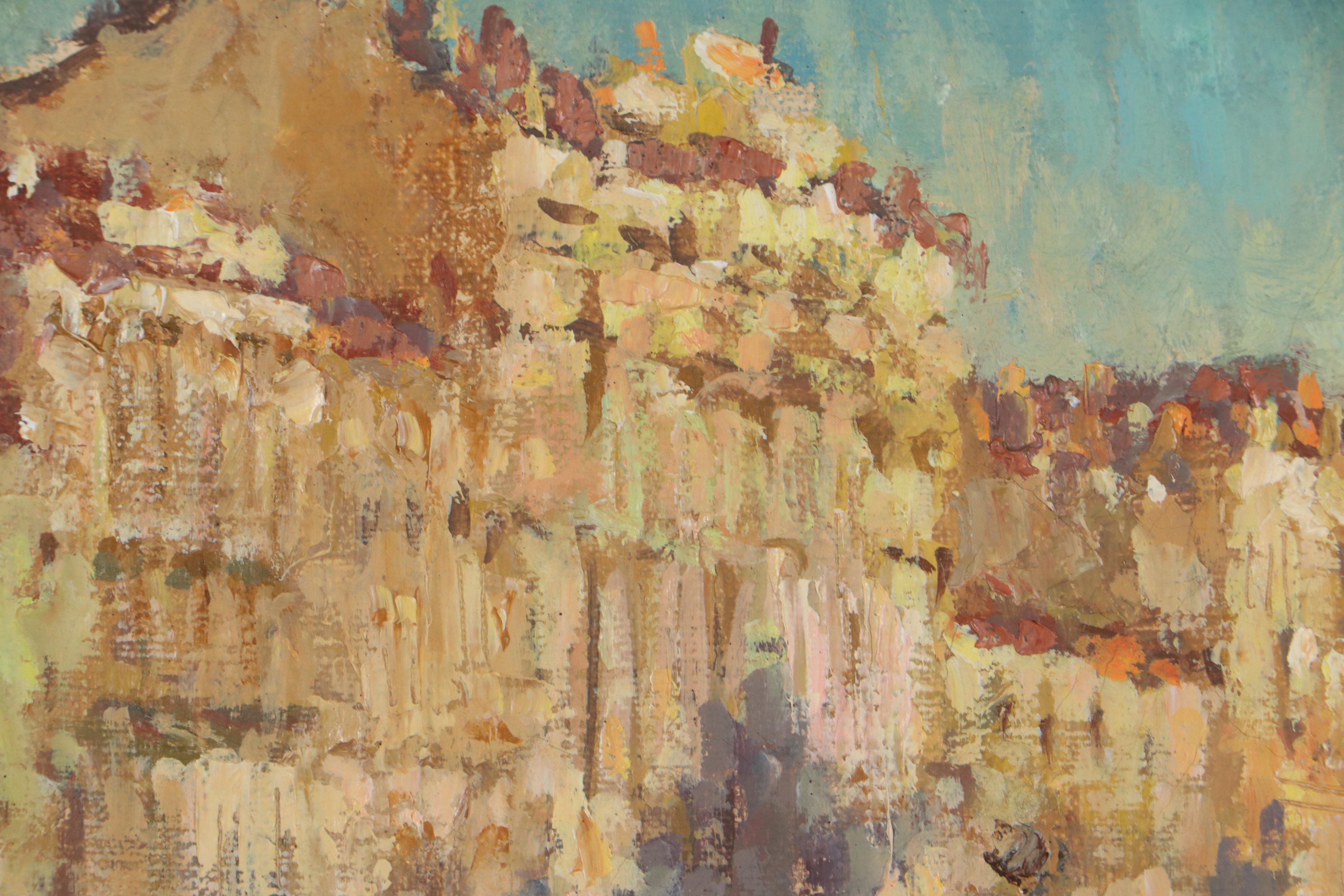 Ivan Komarovsky Oil Painting "Nevsky Prospect," 1994