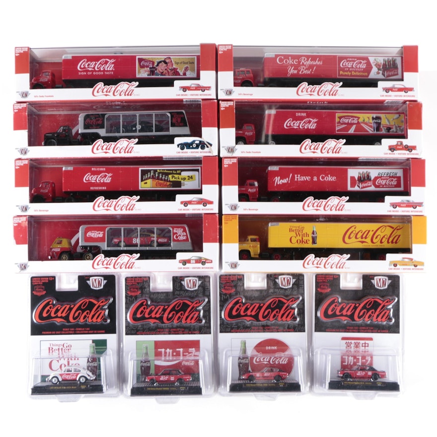 M2 Machines Coca-Cola Diecast Auto-Haulers, Cars