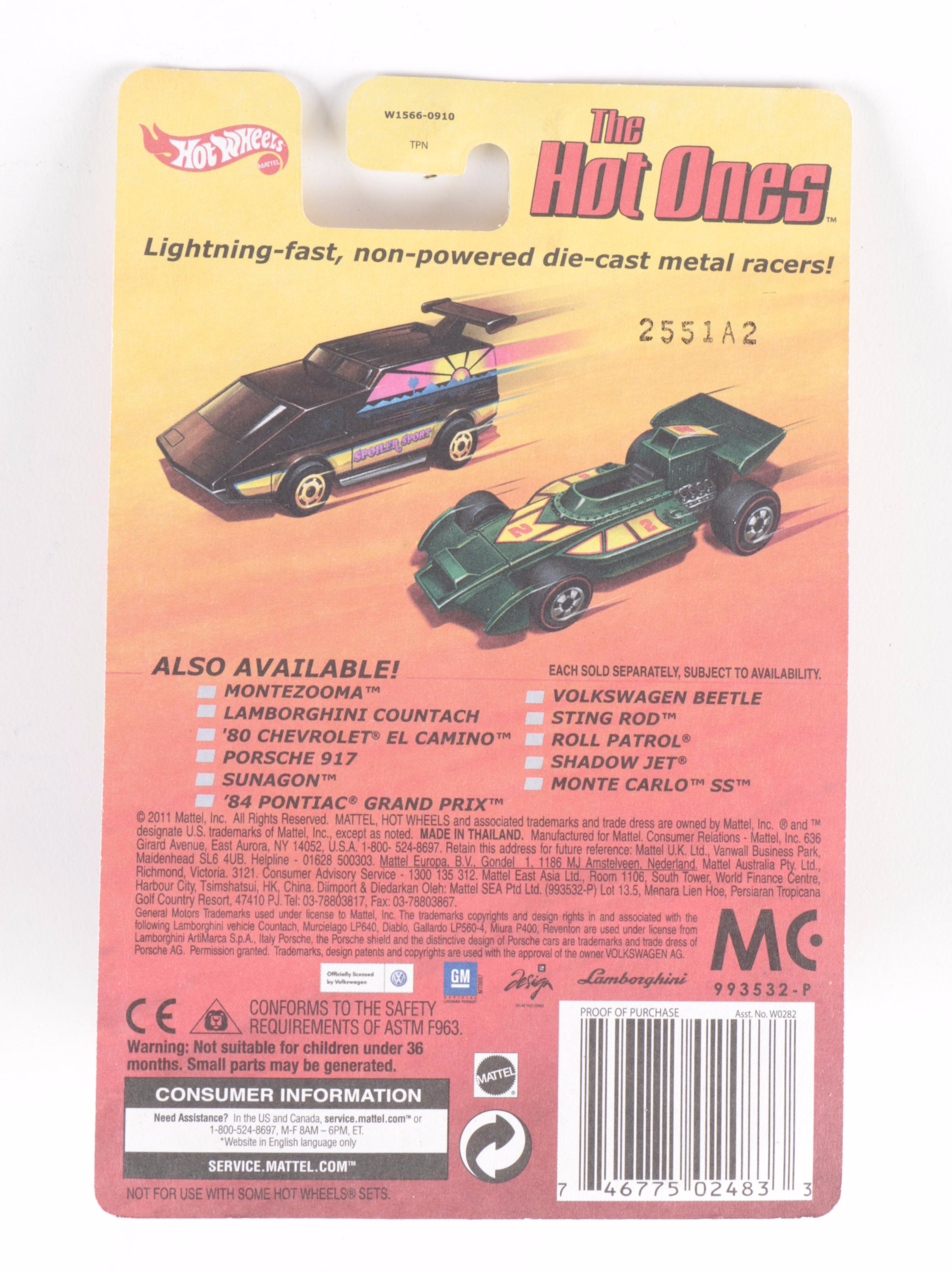 Mattel Hot Wheels Hot Ones, Flying Customs, Other Diecast Model Cars