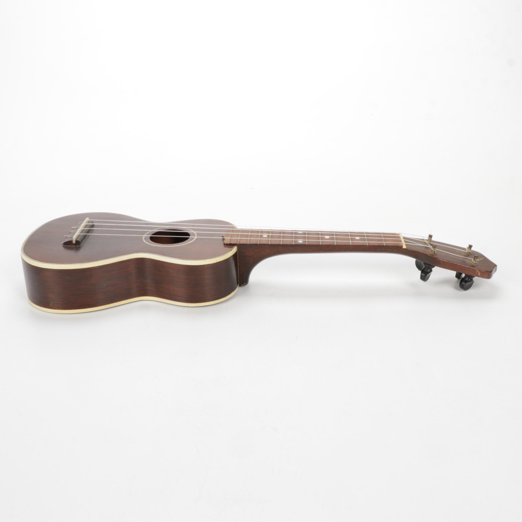 Gibson Dark Mahogany UB-2 Soprano Ukulele, Mid-20th Century