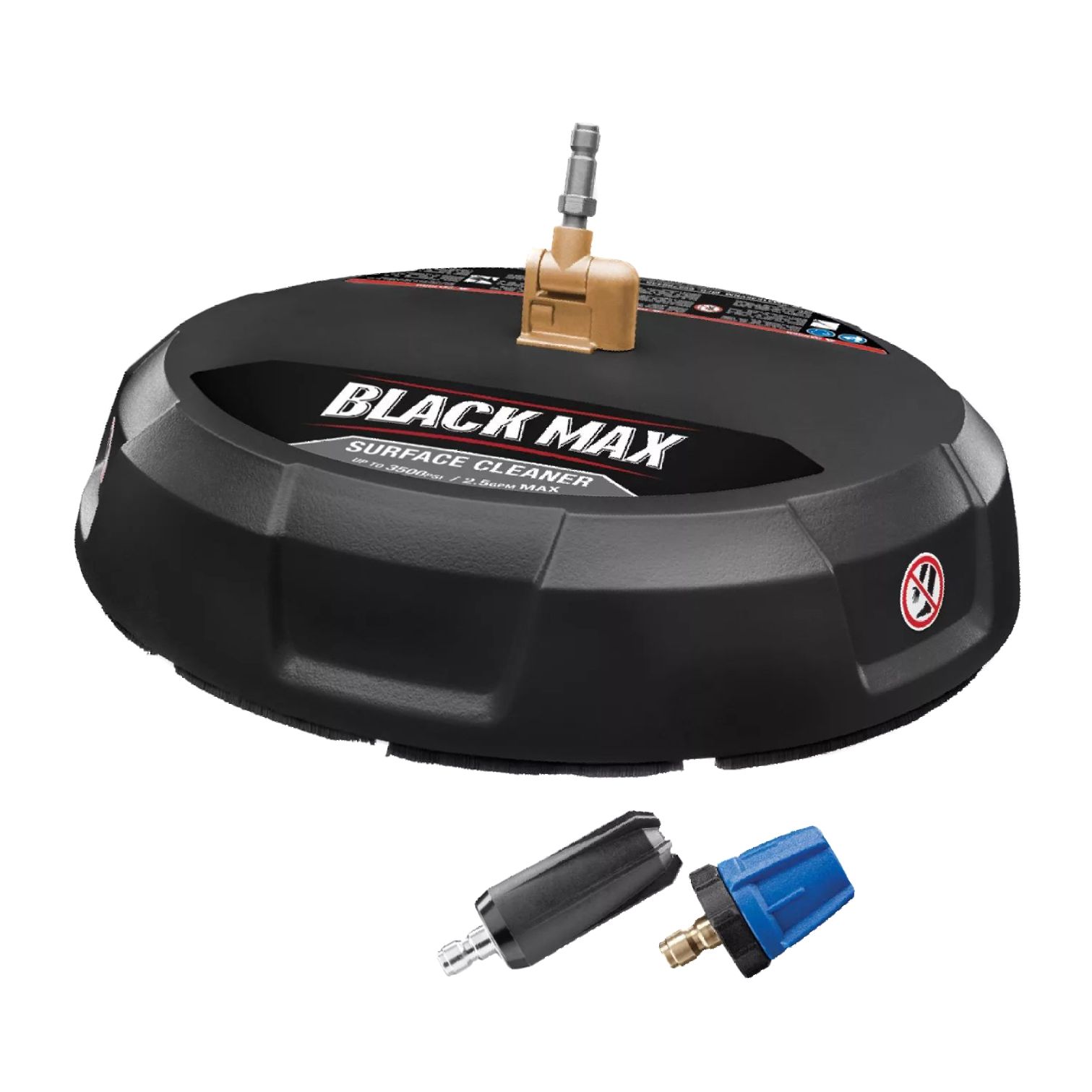 Black Max 15" 3300 PSI Gas Pressure Washer Surface Cleaner