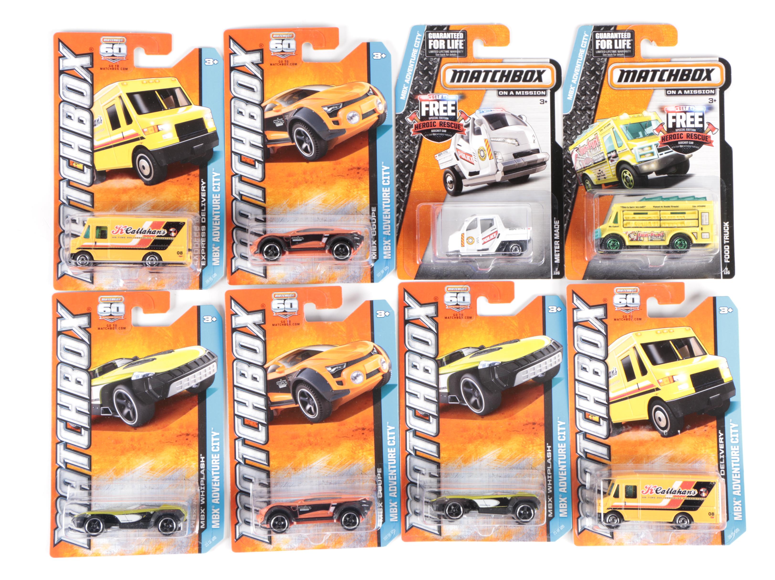 Mattel Matchbox MBX Diecast Model Cars, Sky Busters Planes