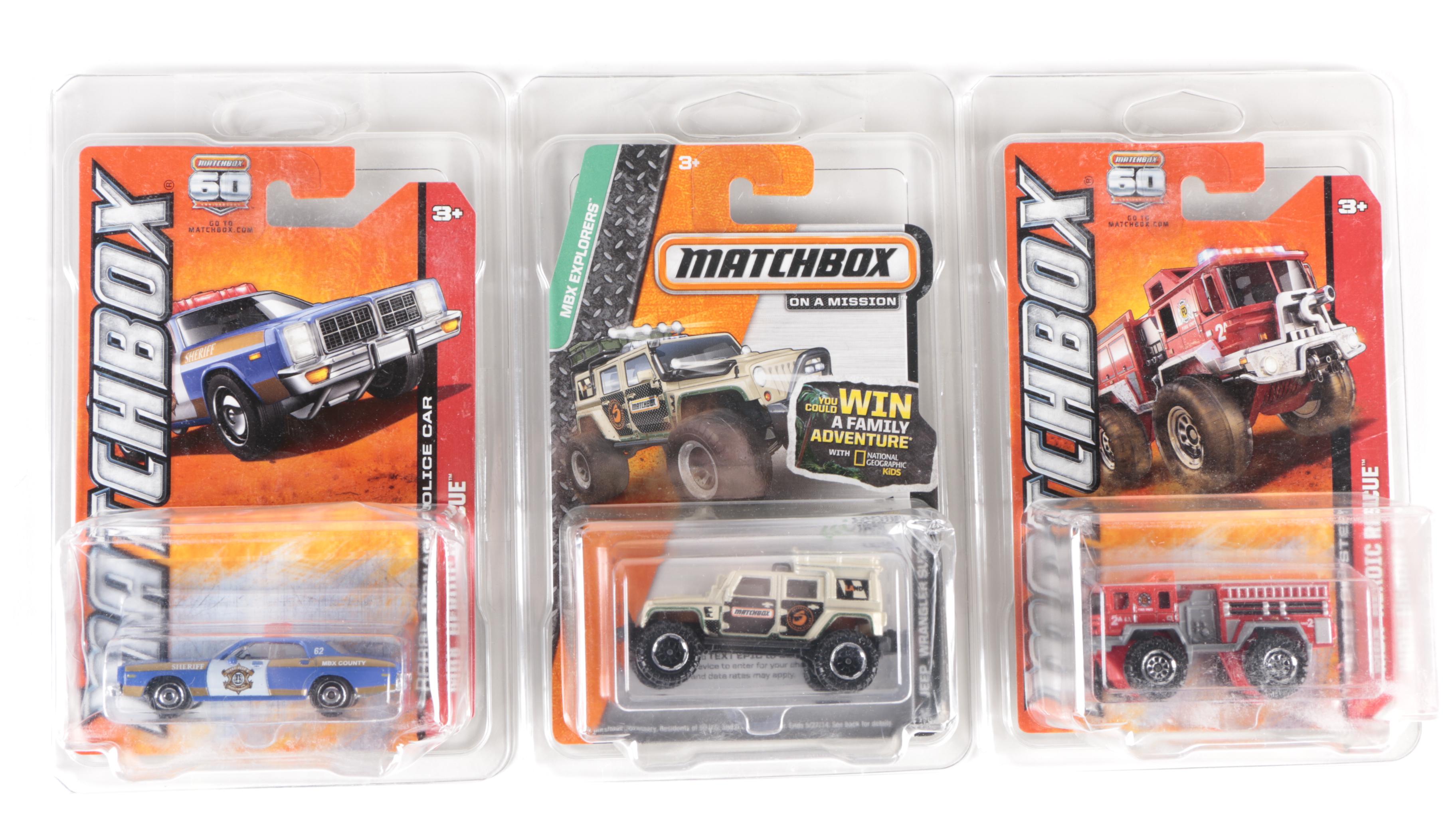 Mattel Matchbox MBX Diecast Model Cars, Sky Busters Planes