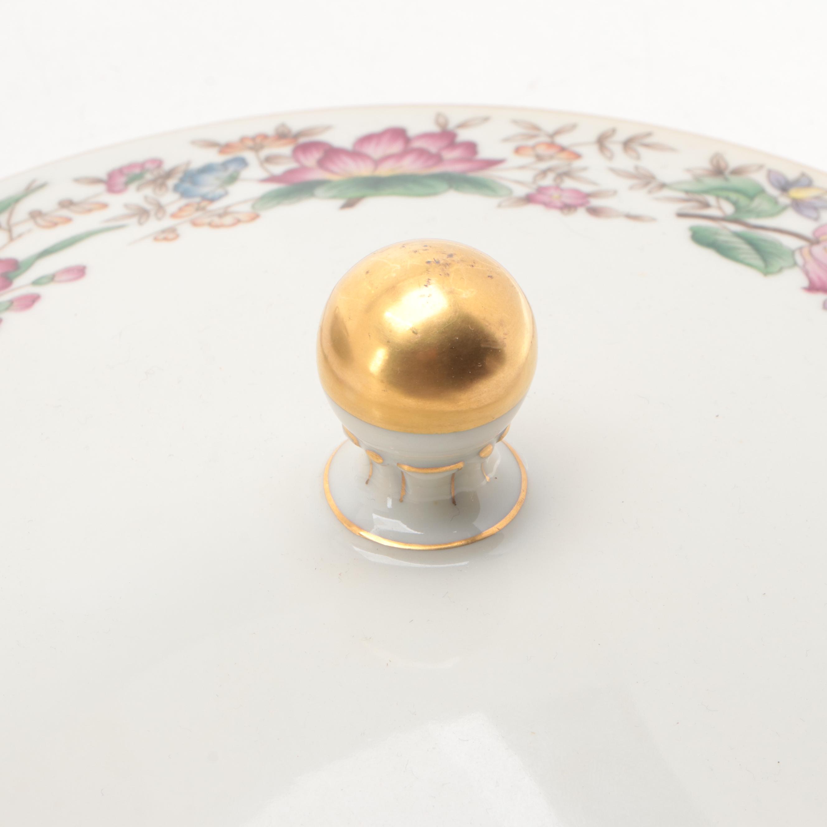 Haviland Porcelain Bowl with Saucer and Other Serveware