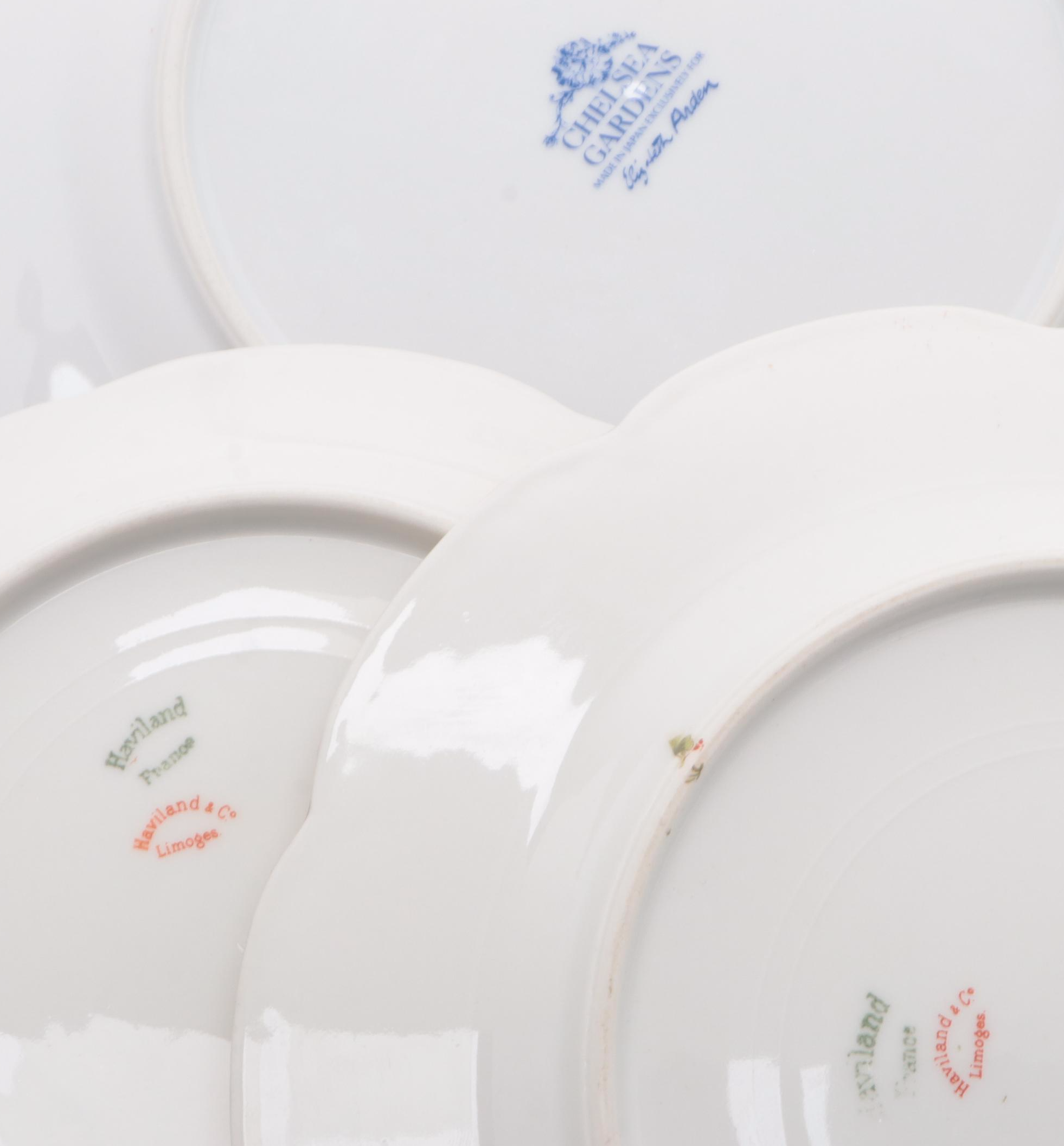 Haviland Porcelain Bowl with Saucer and Other Serveware