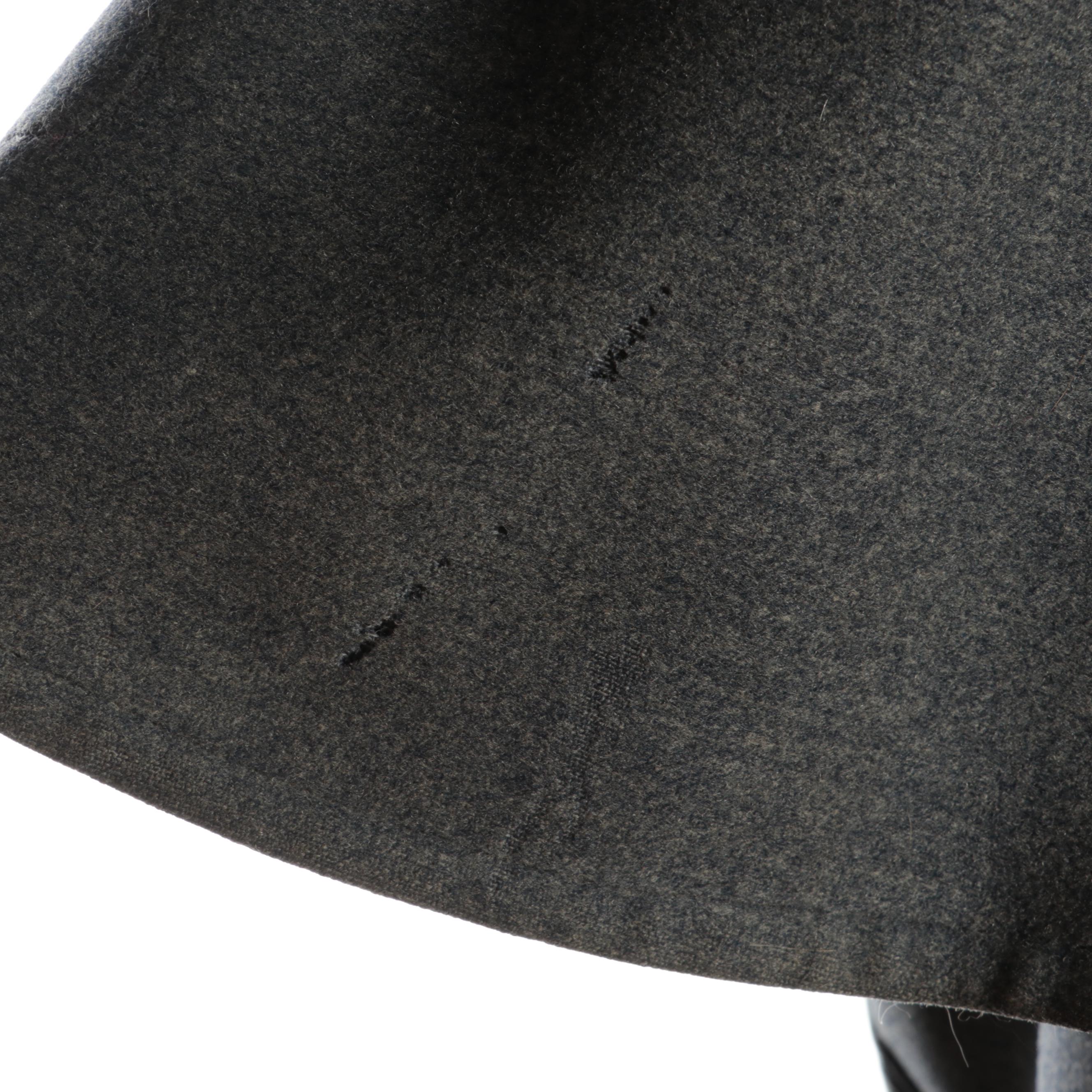 West Point Military Academy Cadet Blue Wool Double-Breasted Overcoat