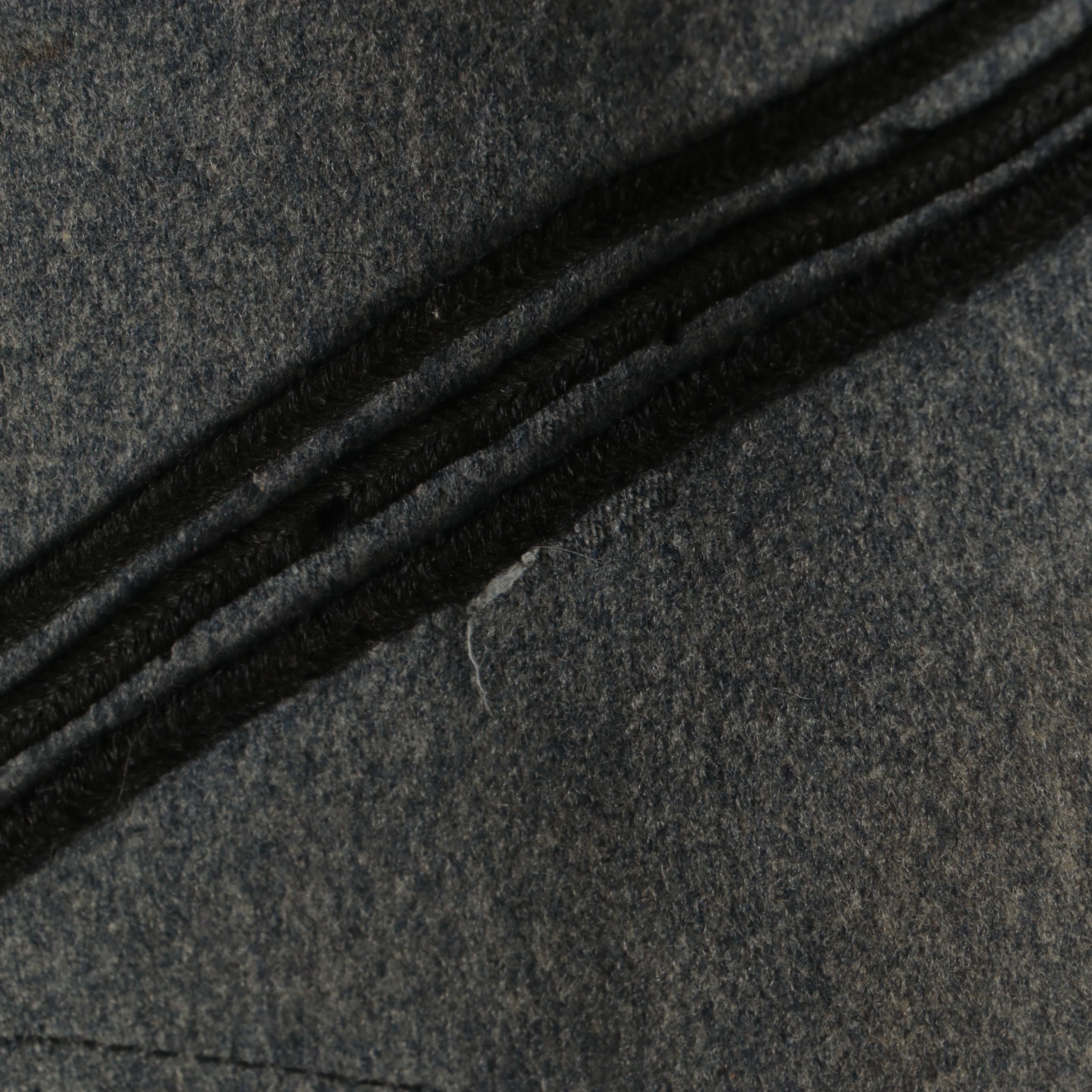 West Point Military Academy Cadet Blue Wool Double-Breasted Overcoat