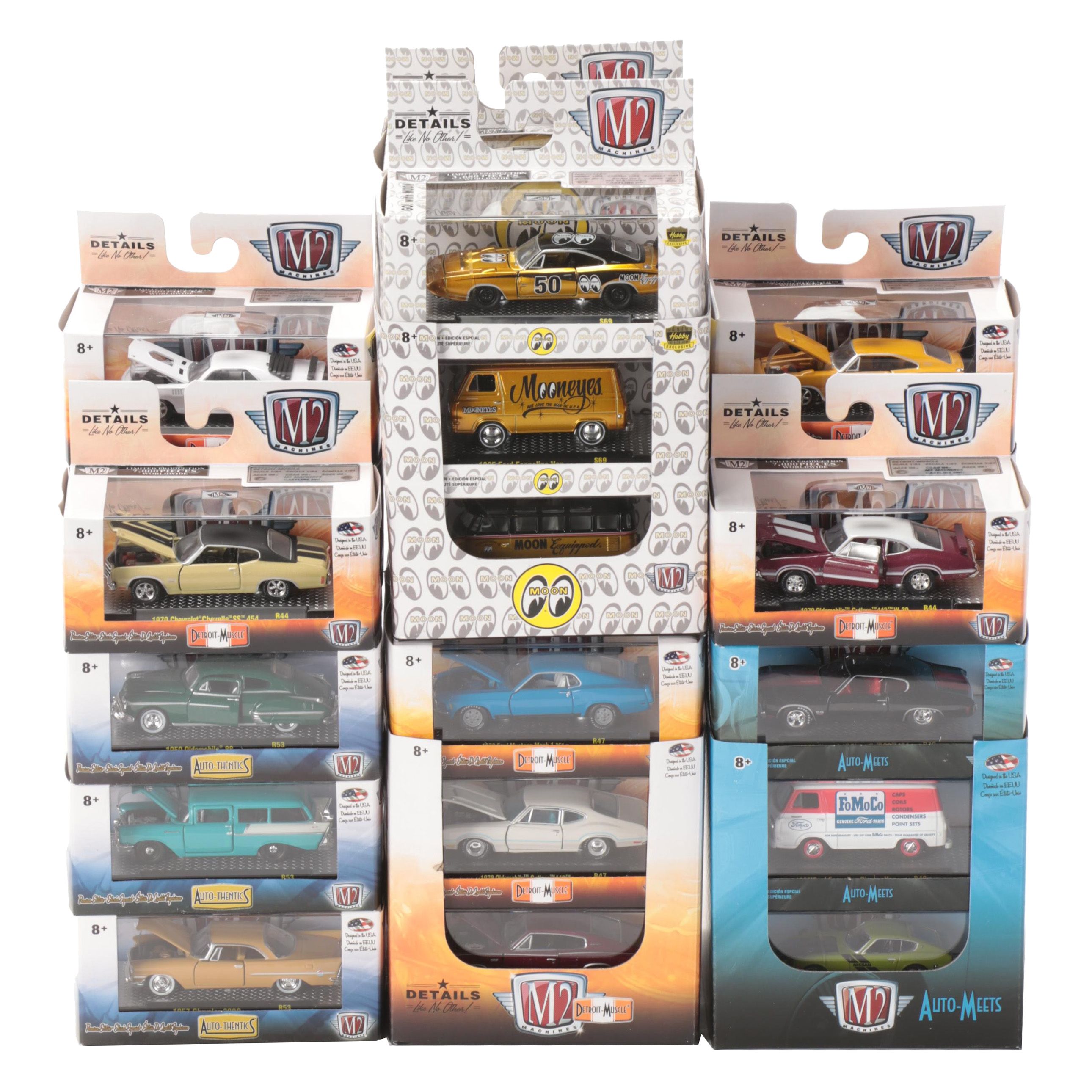 M2 Machines Auto-Meets, Detroit Muscle, Other Diecast Model Cars