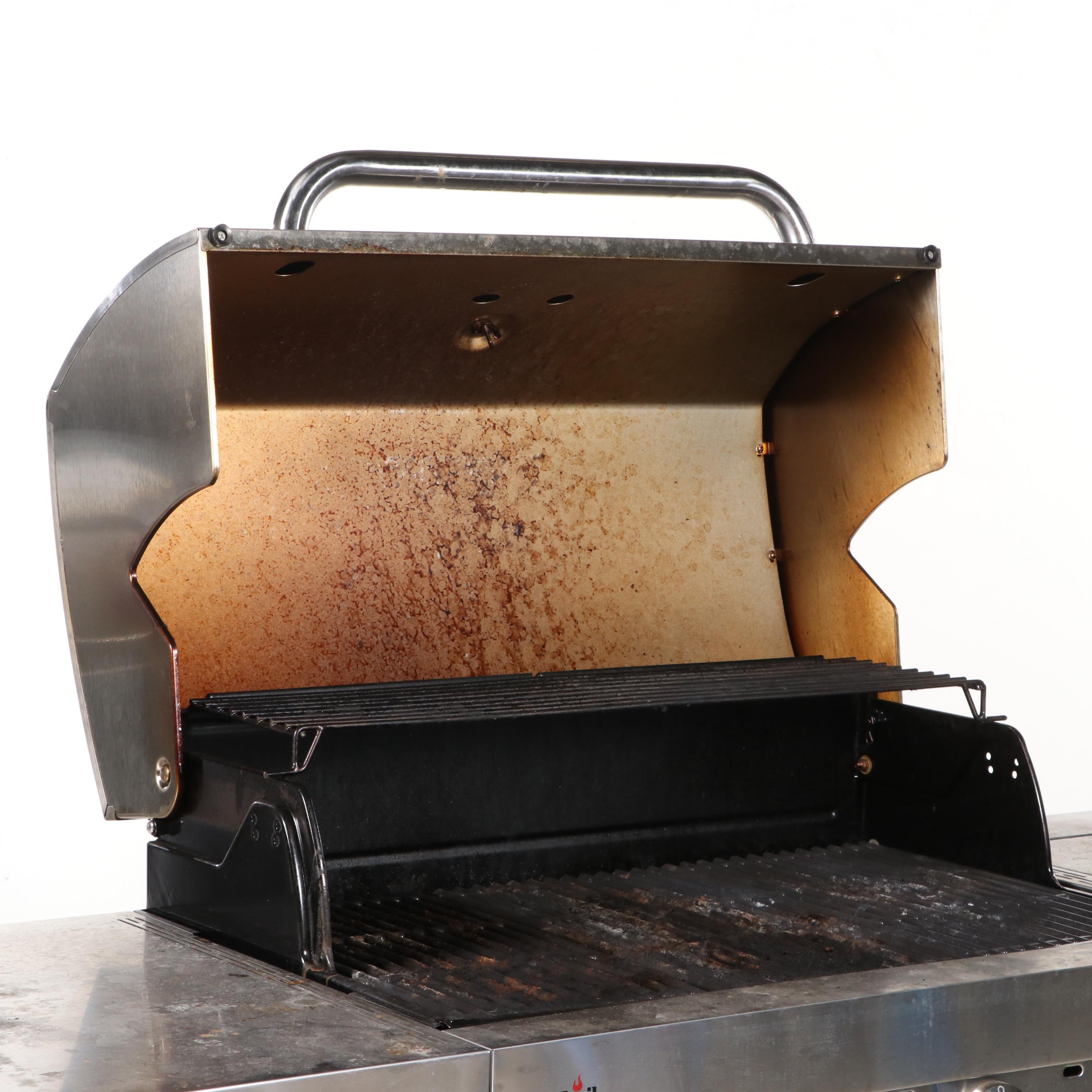 Char-Broil "Commercial Series" Stainless Steel Four-Burner Propane and Gas Grill