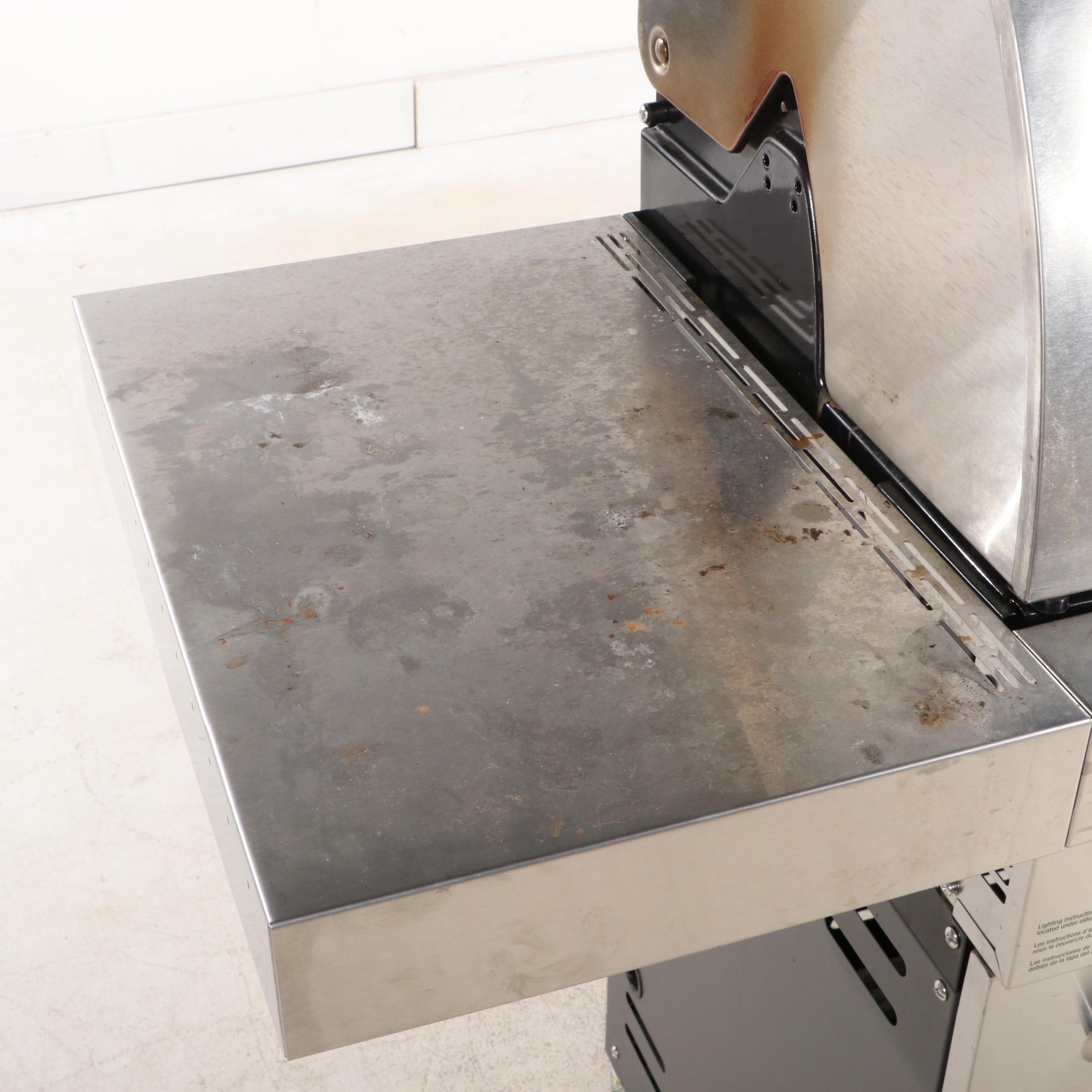 Char-Broil "Commercial Series" Stainless Steel Four-Burner Propane and Gas Grill