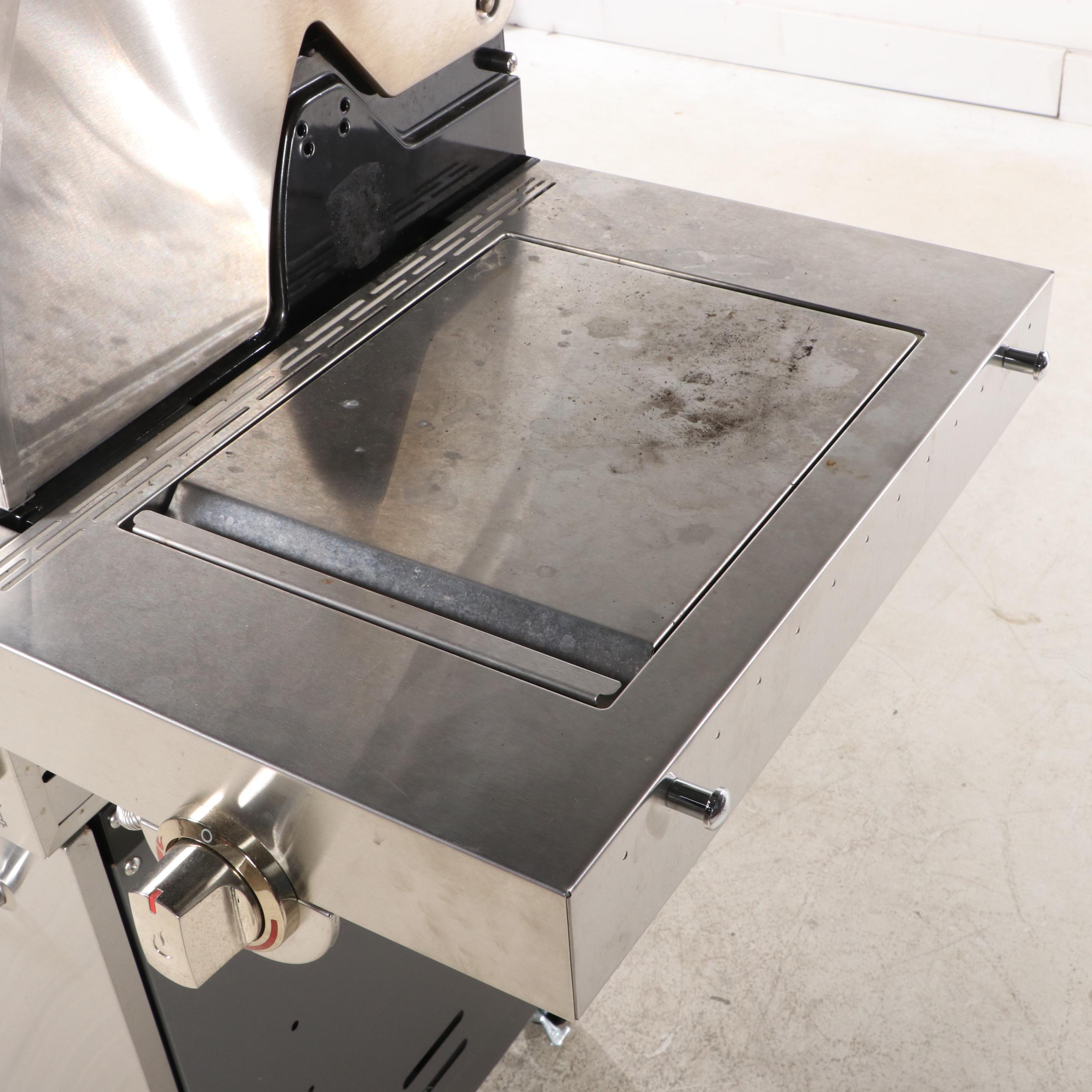 Char-Broil "Commercial Series" Stainless Steel Four-Burner Propane and Gas Grill